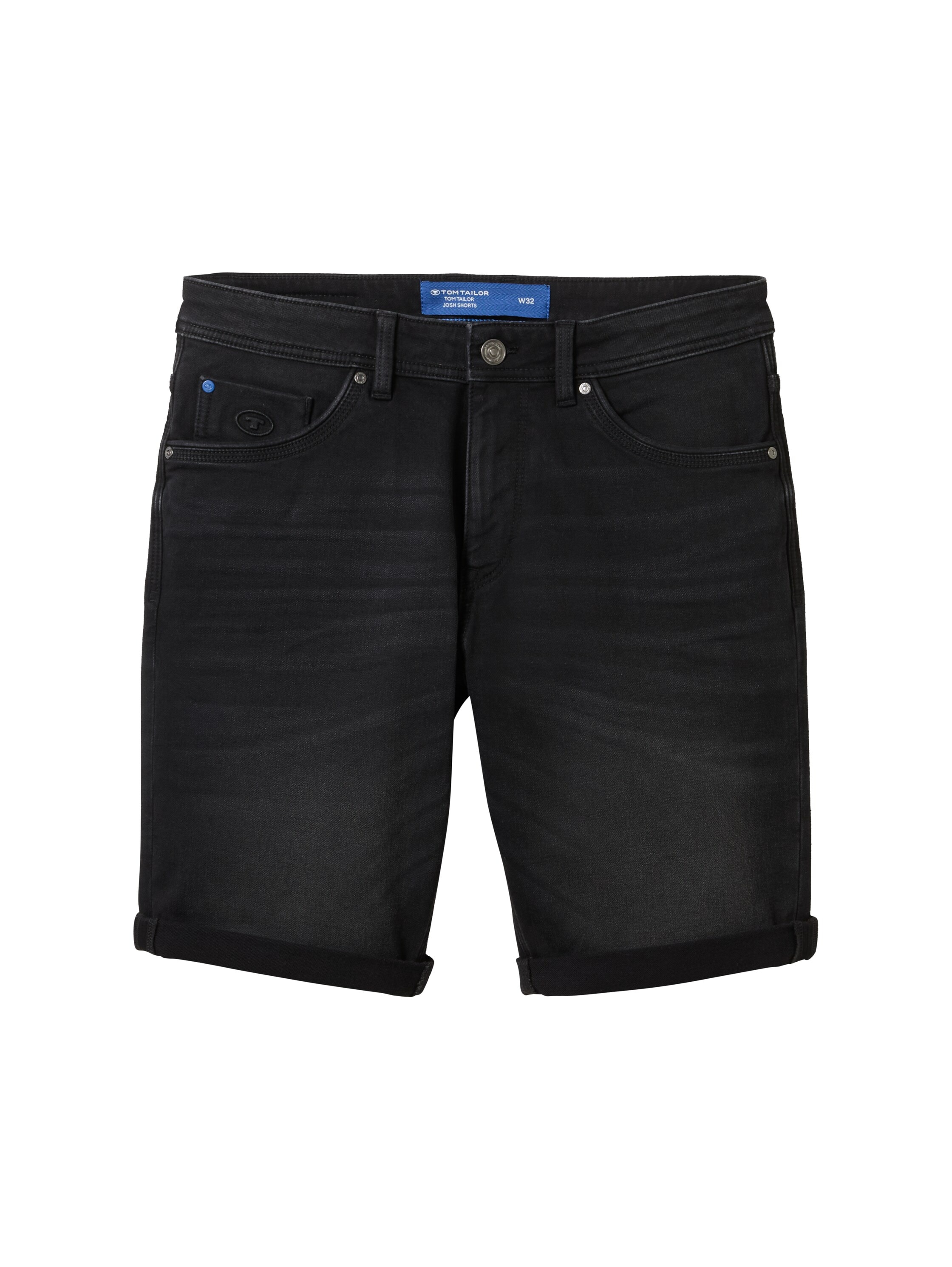 TOM TAILOR Jeansbermudas »JOSH«, mit Markenlabel