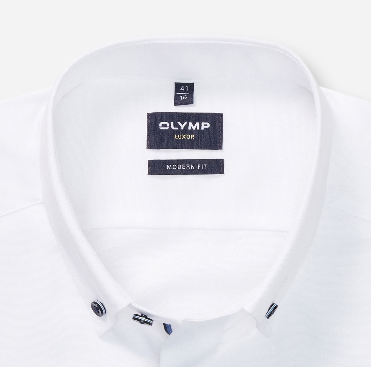 OLYMP Langarmhemd »Luxor«, modern fit, Businesshemd, Button-down-Kragen