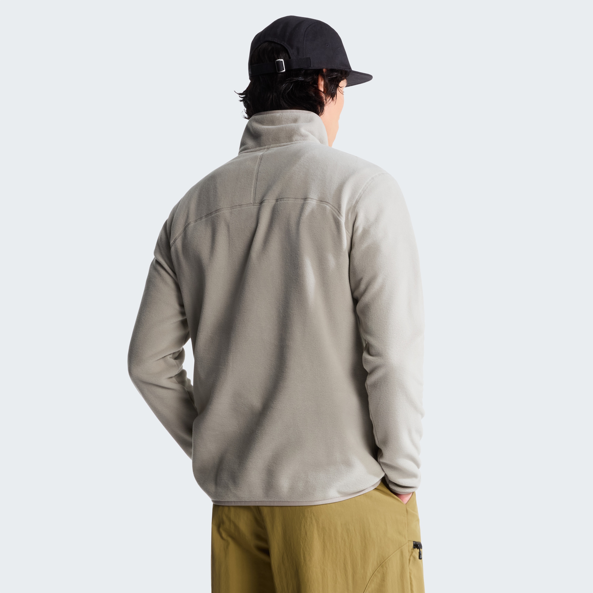 The North Face Fleecepullover »M GLACIER 1/4 ZIP - EMBROIDERED LOGO«, mit 1/4-Zip-Design, atmungsaktiv, schnell trocknend, wasserabweisend
