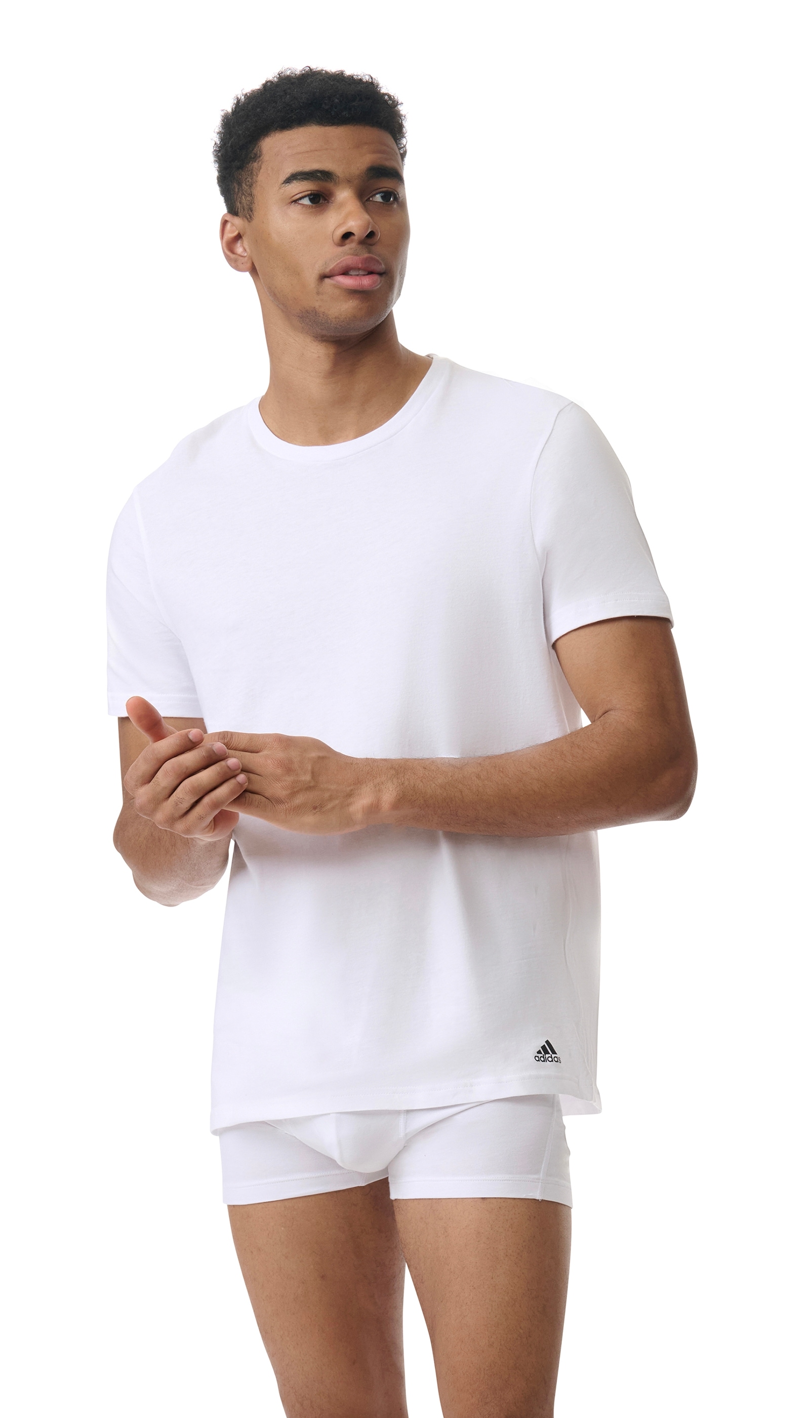 adidas Sportswear T-Shirt »"Active Flex Cotton"«, (3er-Pack), mit Rundhalsausschnitt