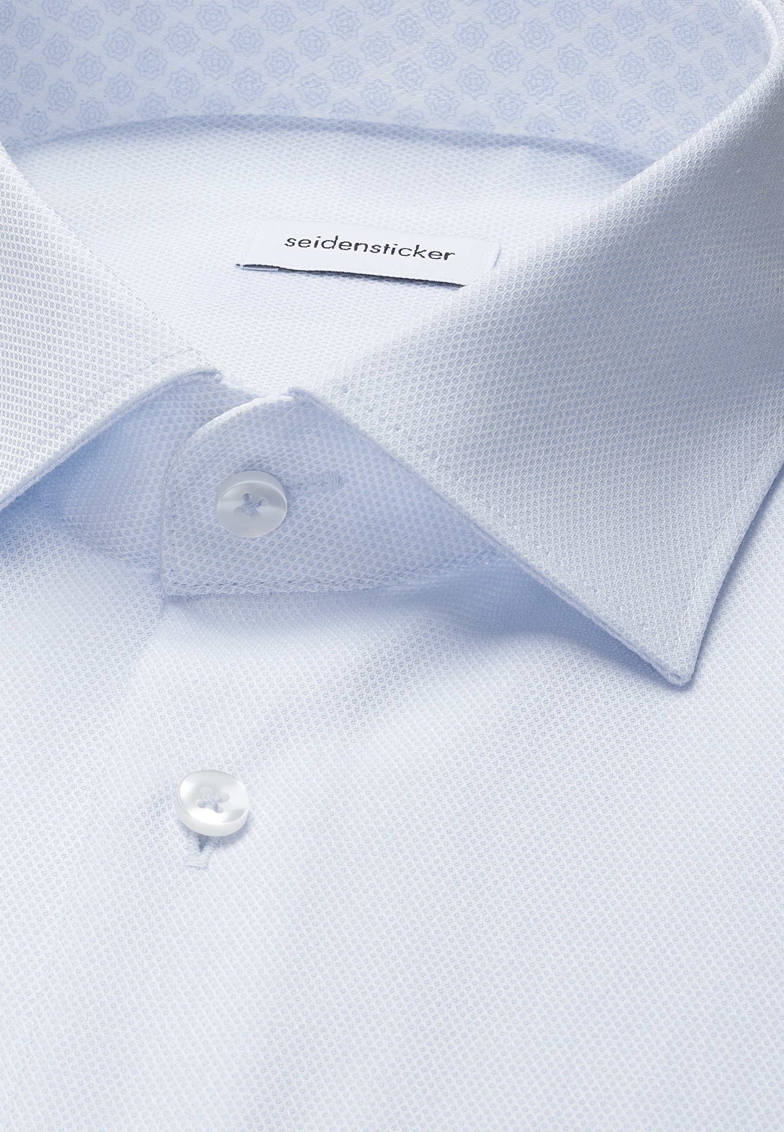 seidensticker Businesshemd »Schwarze Rose« Comfort 1/1 Kentkragen Struktur