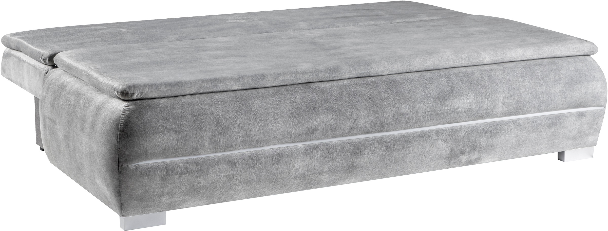 WERK2 Schlafsofa »Tekla LED, Bettcouch Breite 206cm, Liegefläche 200/140cm,«, 2-Sitzer Schlafcouch mit Bettkasten & stylischer RGB-LED-Beleuchtung