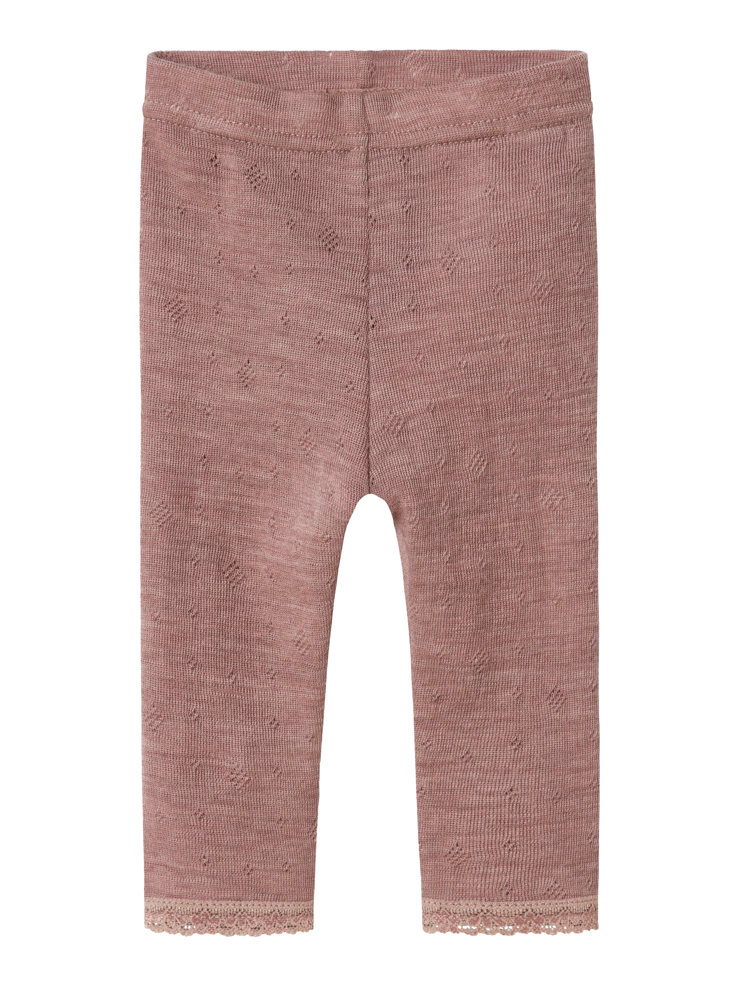 Name It Leggings »NBFWANG WOOL NEEDLE LEGGING SOLID NOOS«, aus reiner Merinowolle