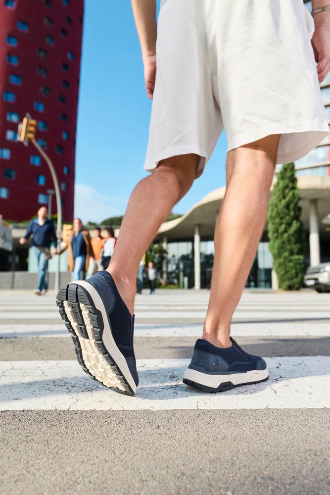 Rieker Slip-On Sneaker  Slipper, Schlupfschuh, Halbschuh, Freizeitsneaker mit Gummizüge