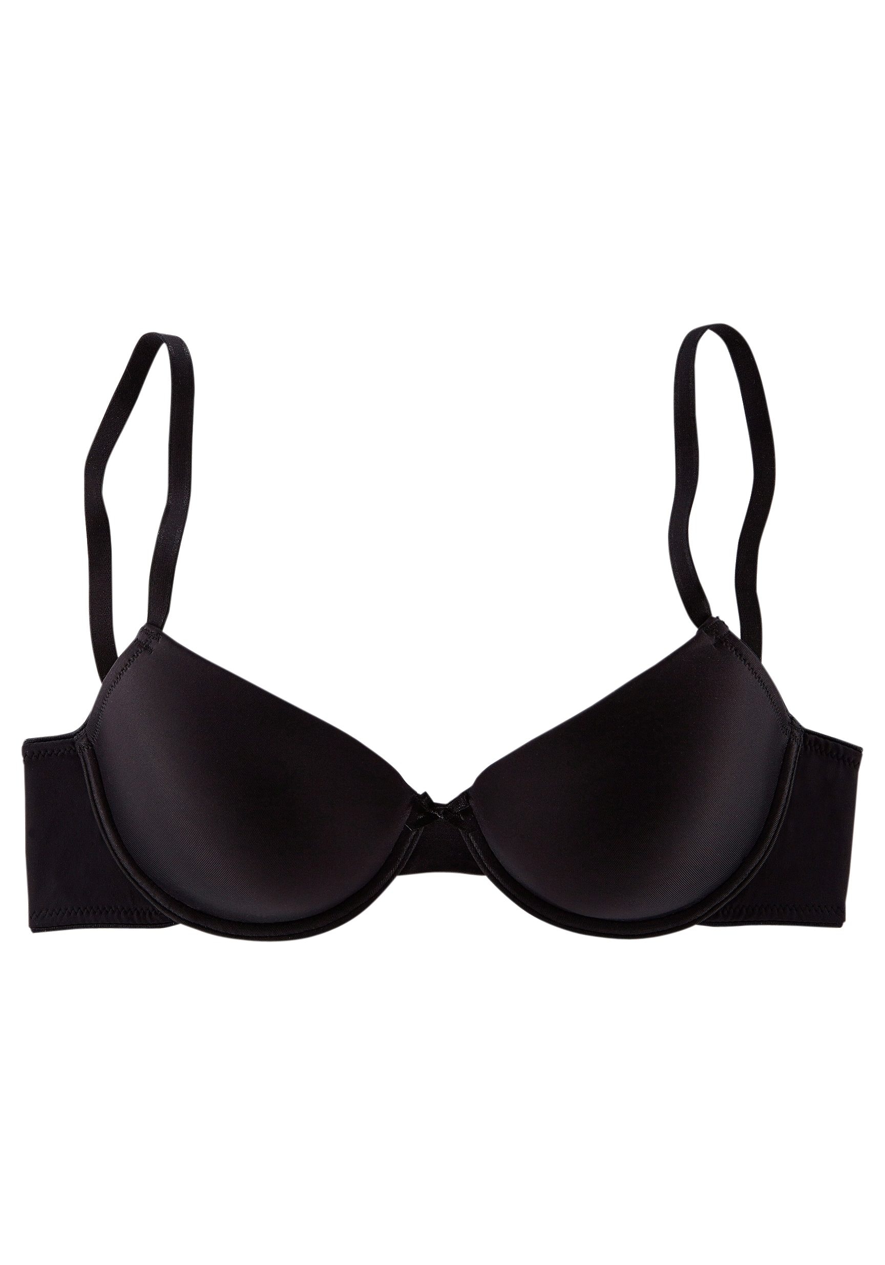 LASCANA Push-up-BH »perfect basic«, mit Bügel und herausnehmbaren Vollschalen, Basic Dessous
