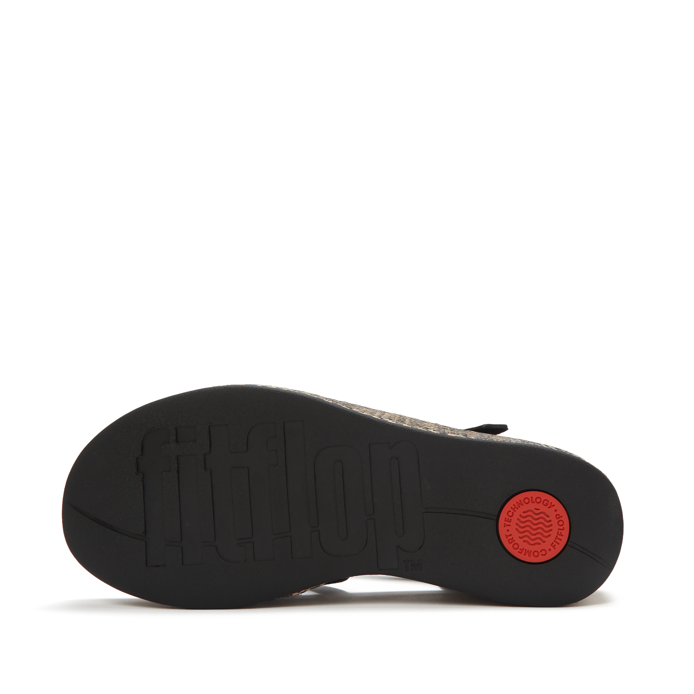 Fitflop Keilsandalette »PLATFFORMS GRAPHIC-WEAVE SUEDE FISHERMAN SANDALS«  Plateau, Riemchensandale mit verstellbarer Schnalle