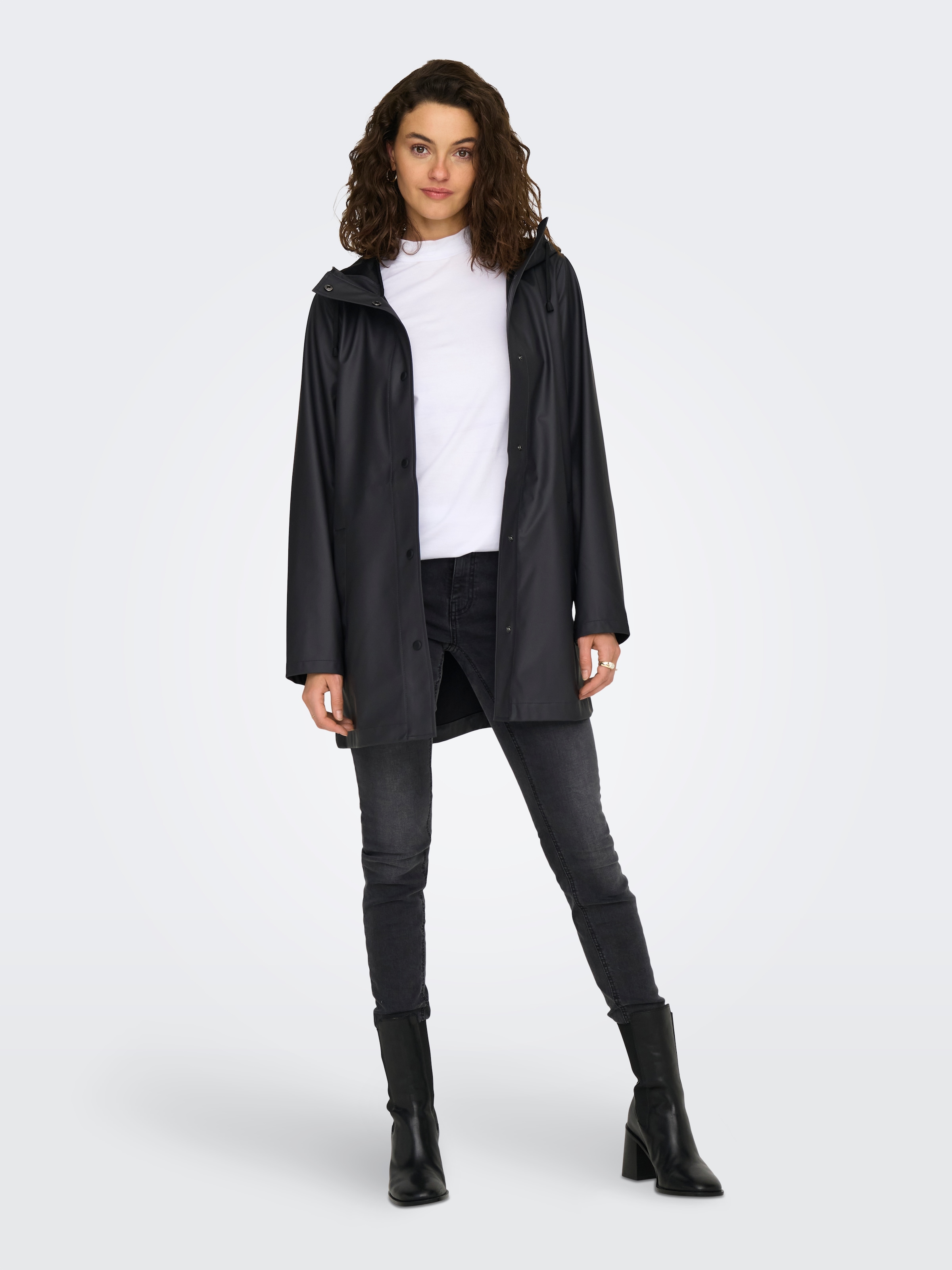 ONLY Regenmantel »ONLNEWELLEN RAINCOAT CC OTW«