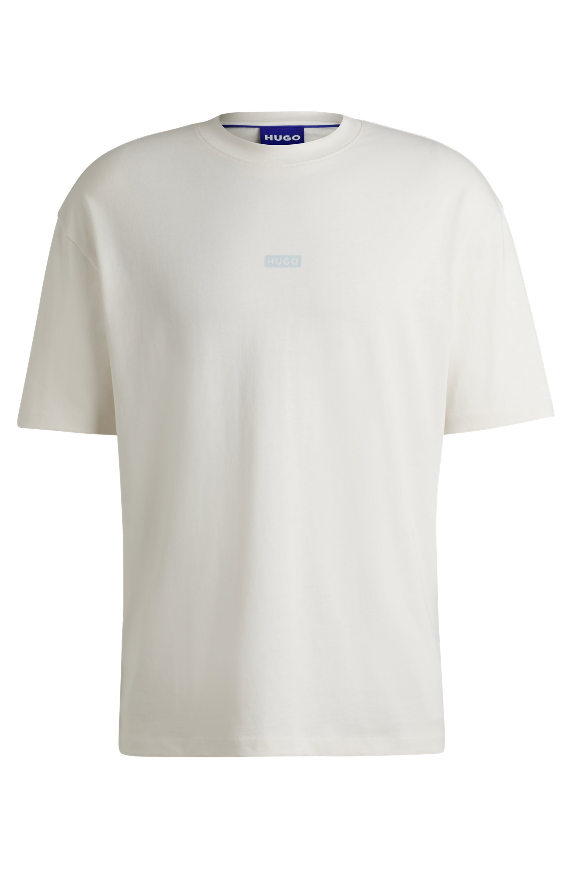 HUGO Blue T-Shirt »Nalono«, mit Logodruck, Oversized Look mit Backprint
