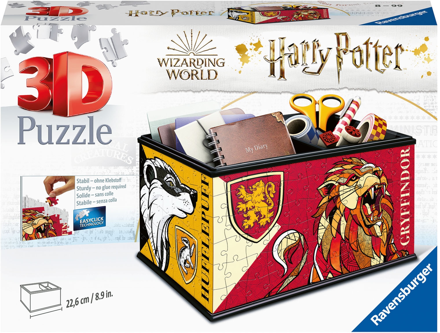 3D-Puzzle »Aufbewahrungsbox Harry Potter«, FSC® - schützt Wald - weltweit; Made in Europe