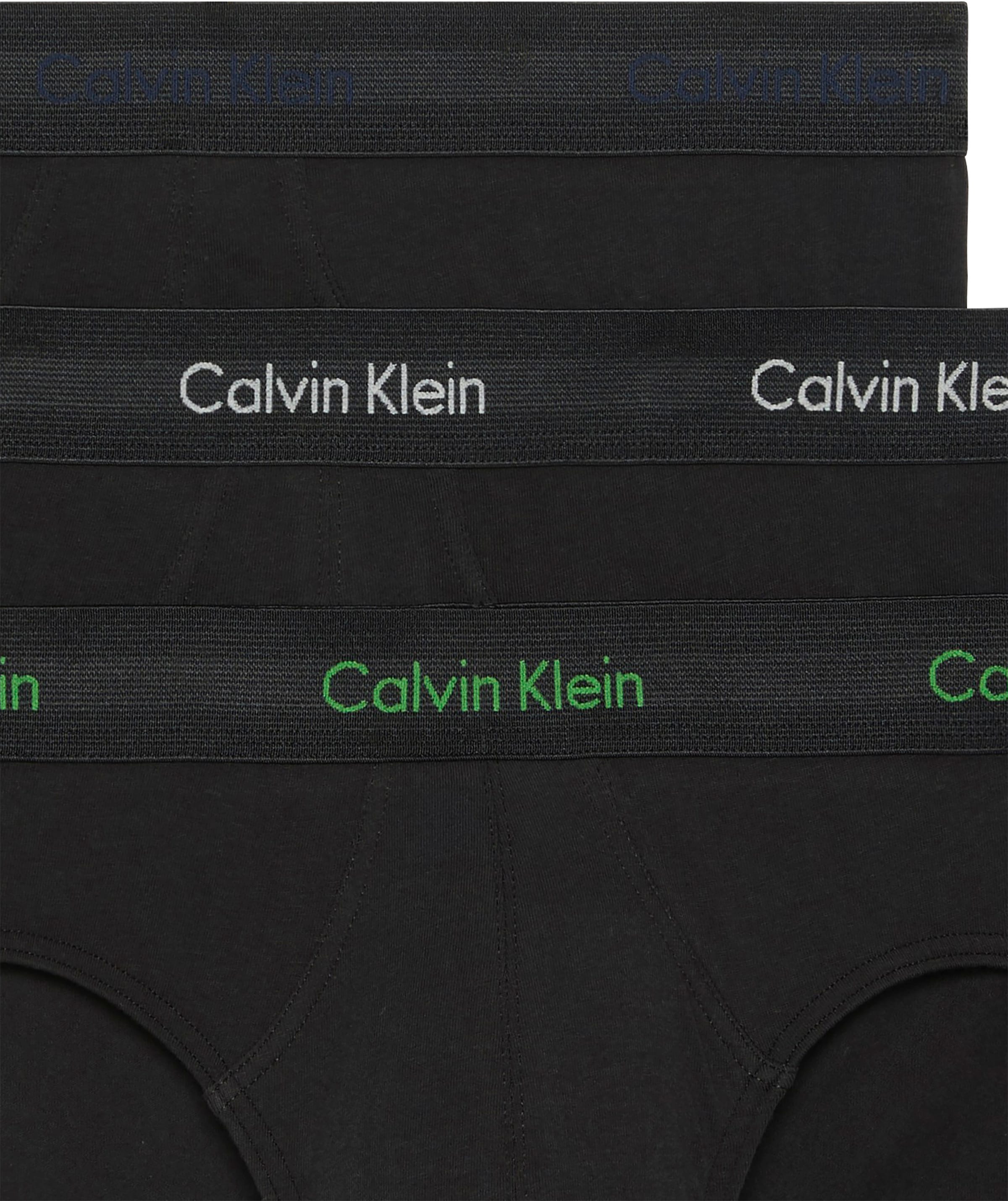 Calvin Klein Underwear Hipster, (3 St.), mit farbigem Webbund
