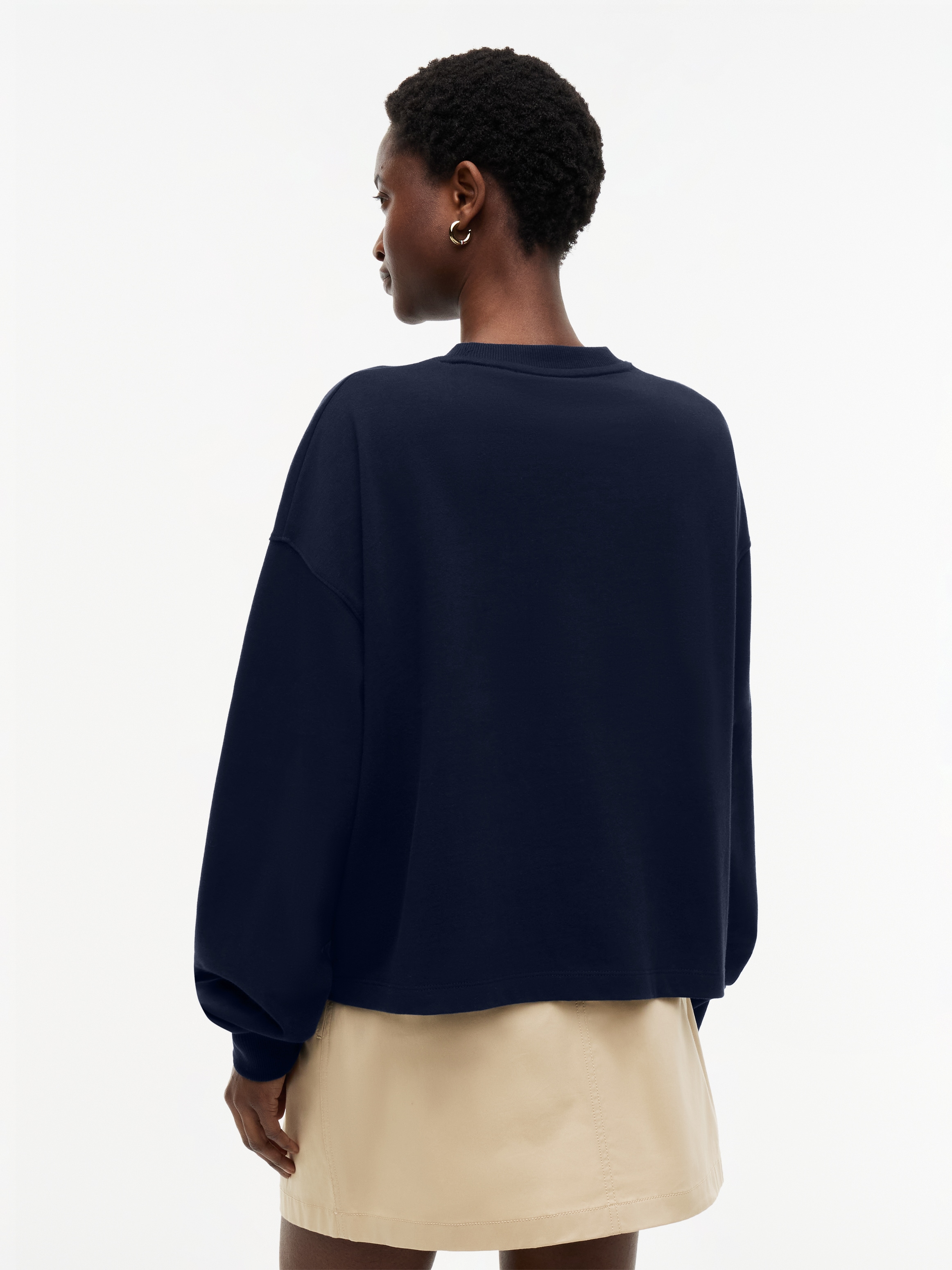 Tommy Hilfiger Sweatshirt »TH Relaxed Fit Rundhals-Sweatshirt«, Baumwolle, relaxed fit
