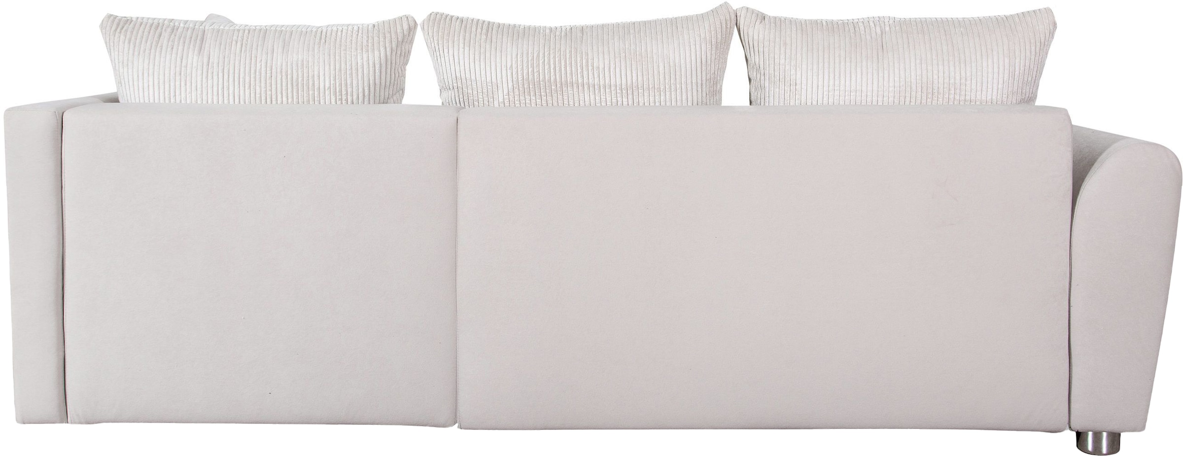 COLLECTION AB Ecksofa »Jana L-Form«, inkl. Bettfunktion,Bettkasten und Bonnelfederkern