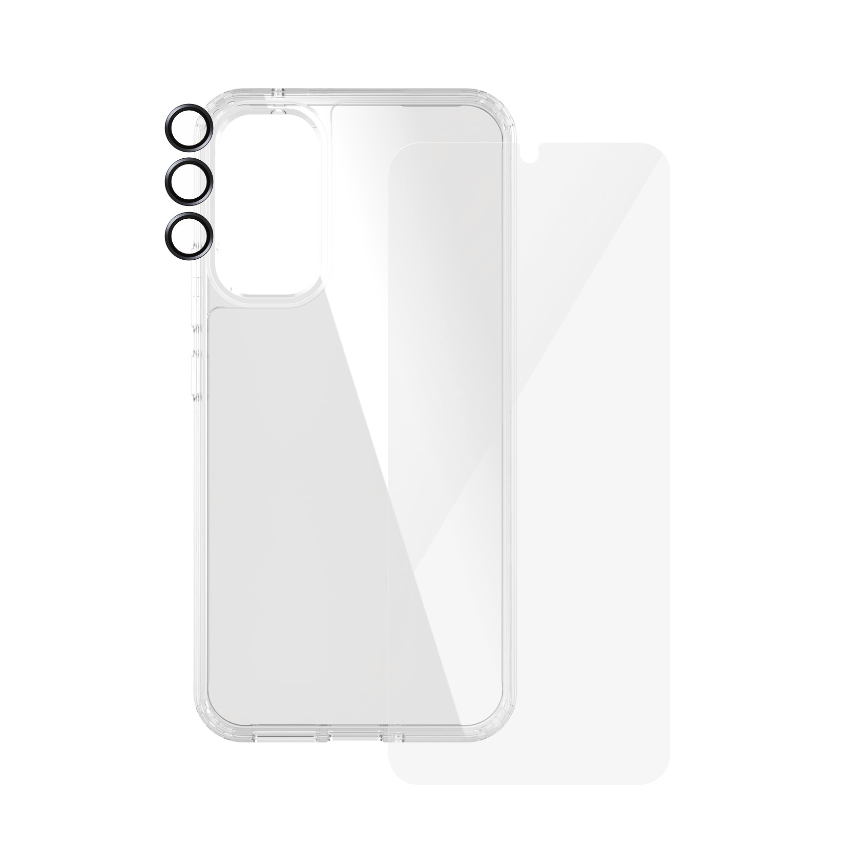 PanzerGlass Displayschutzglas »3-in-1 Bundle Set für Samsung Galaxy A34 5G, UWF« für Samsung Galaxy A34 5G