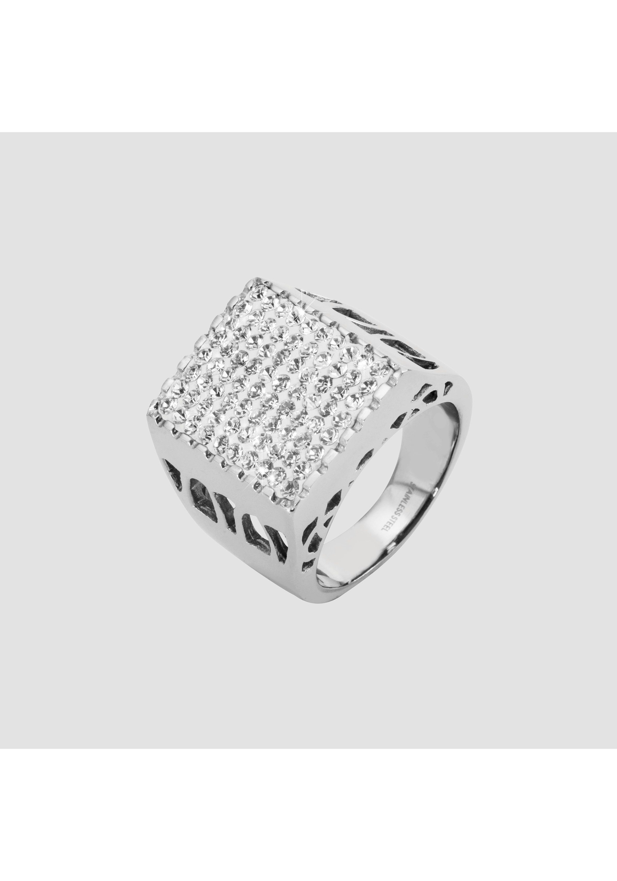 AKZENT Fingerring »Sato, silberfarbig, langlebig«