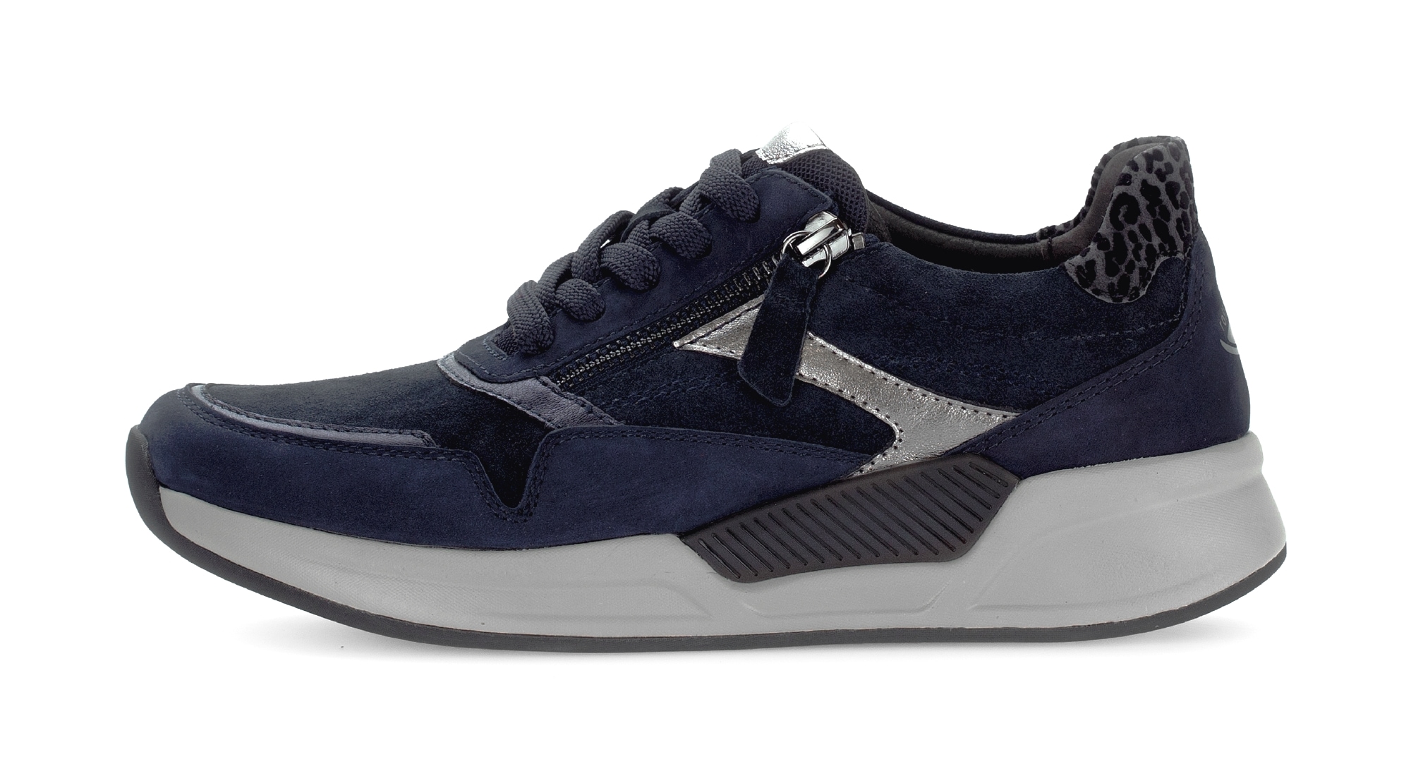 rollingsoft Keilsneaker  , Schnürschuh, Halbschuh, Freizeitschuh mit seitlichem Reißverschluss