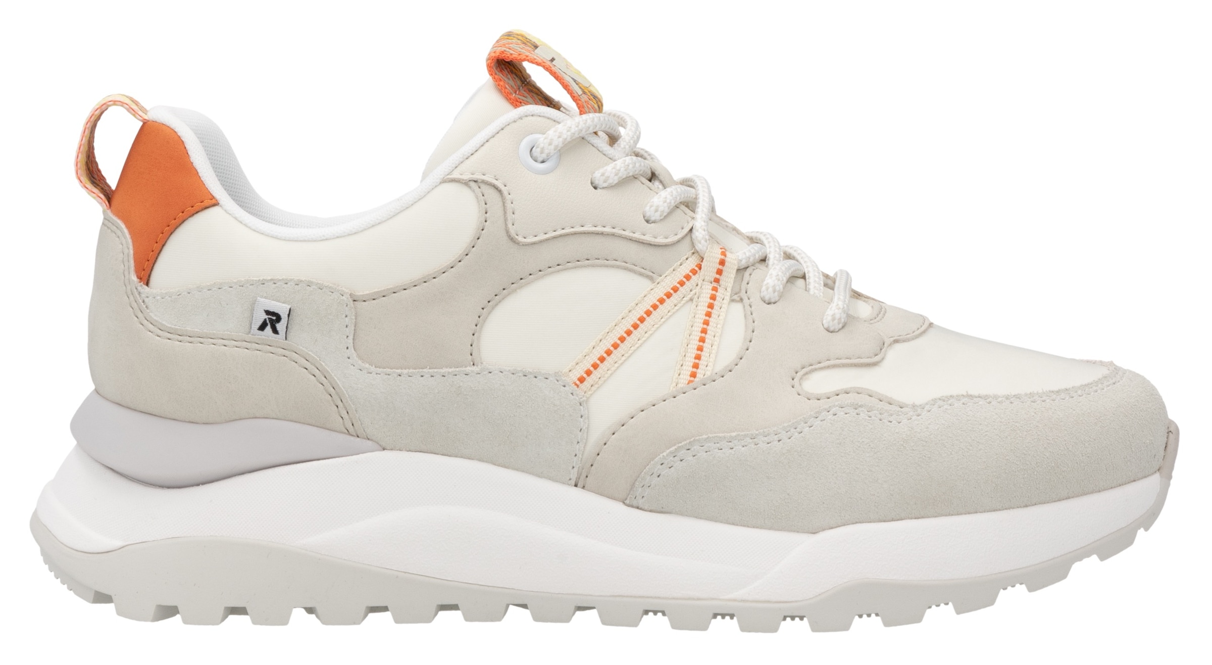 RIEKER Sport Keilsneaker »Bel Air«, Freizeitschuh, Halbschuh, Schnürschuh mit herausnehmbarem Fußbett