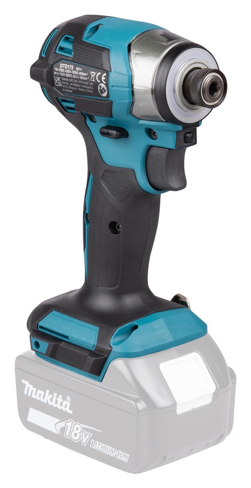Makita Akku-Schlagschrauber »»DTD173 Z««, (Schlagschrauber mit vier Schraubmodi), Ohne Akku, ohne Ladegerät, 1/4", 0-3.800 min-1