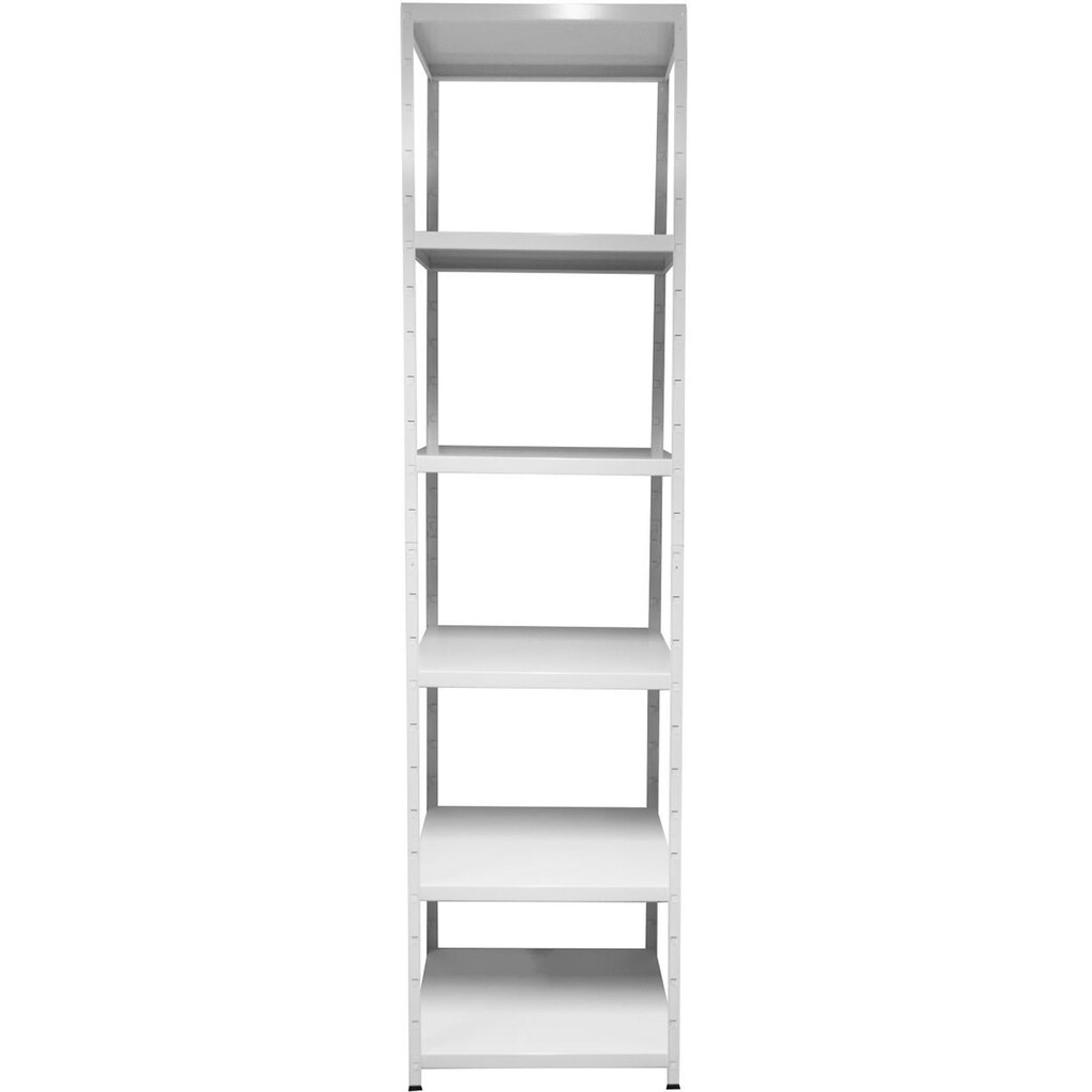 SCHULTE Regalwelt Steckregal »Stecksystem-Grundregal«, 6 Böden, Höhe: 230cm, in verschiedenen Ausführungen erhältlich