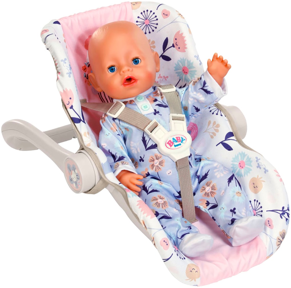 Baby Born Puppen Autositz »Babyschale Blumen«