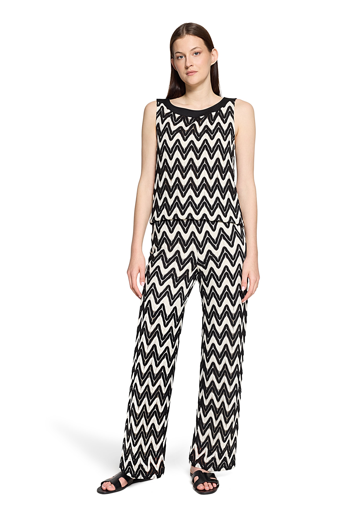Betty&Co Schlupfhose »Schlupfhose mit Struktur«