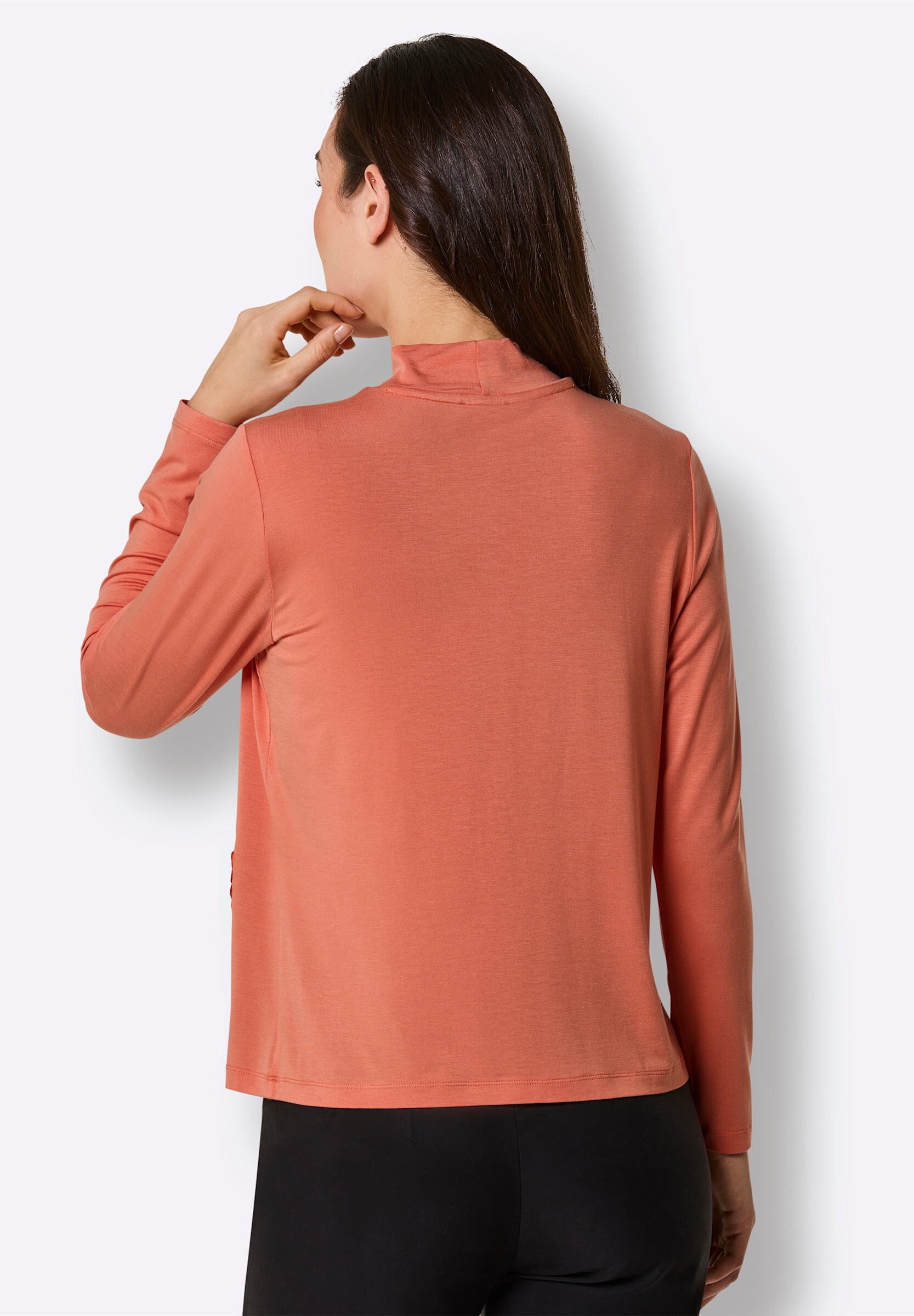 creation L T-Shirt »Lyocell-Shirt Langarmshirt«