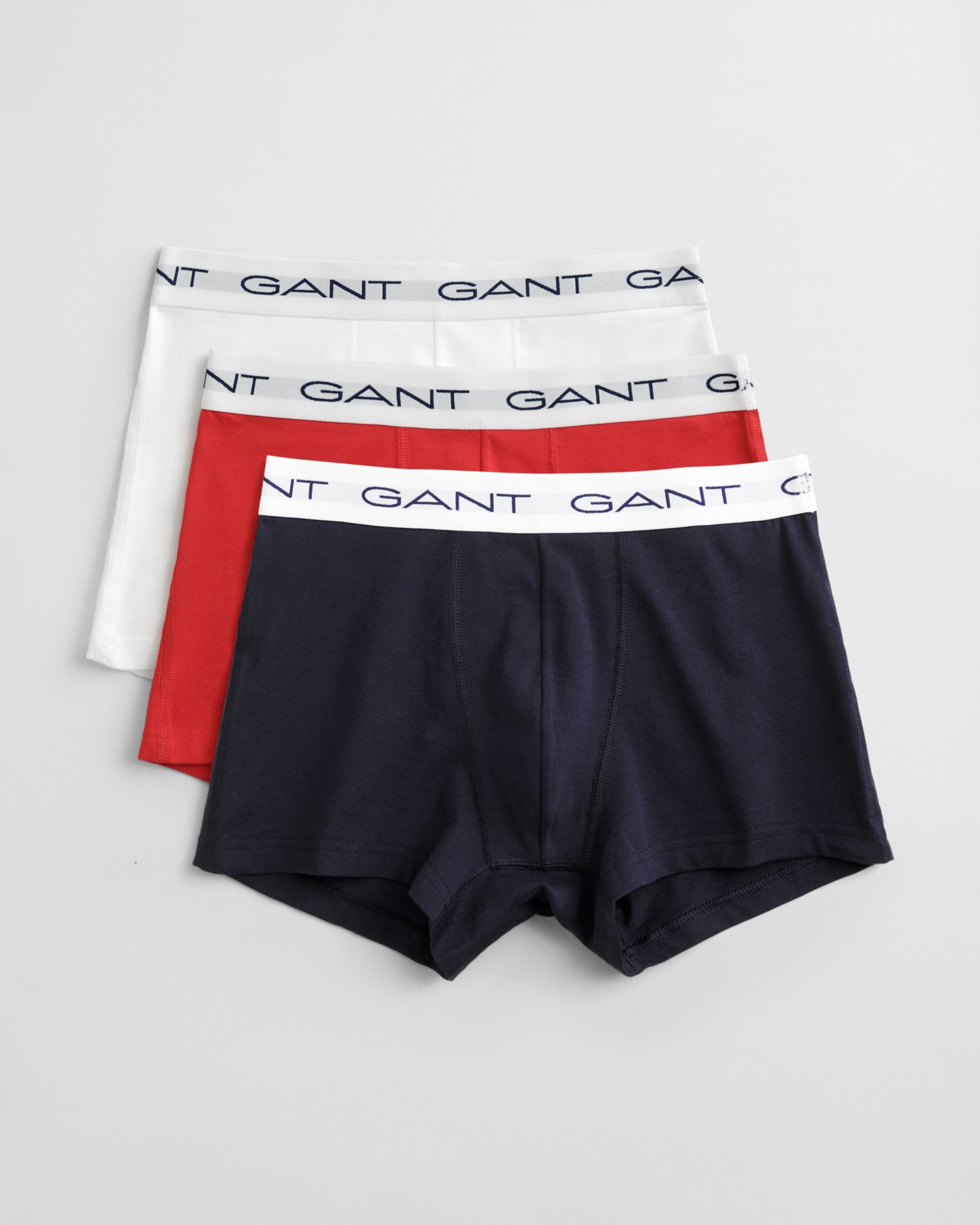 Gant Boxershorts Packung, 3, 3 Stk. mit elastischem Logobund