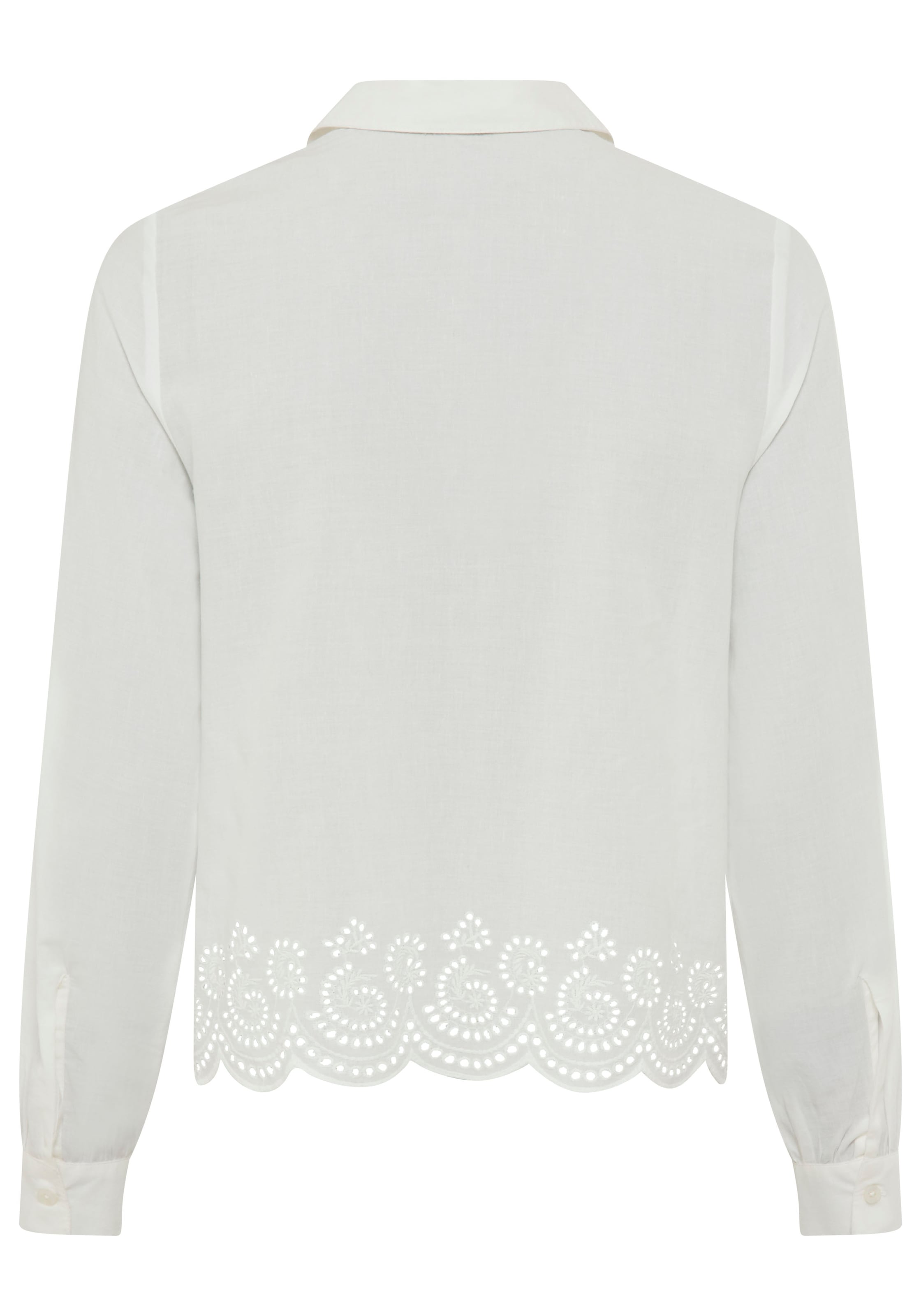 Laura Scott Hemdbluse unifarbene Bluse, mit Knöpfen, aus Baumwolle