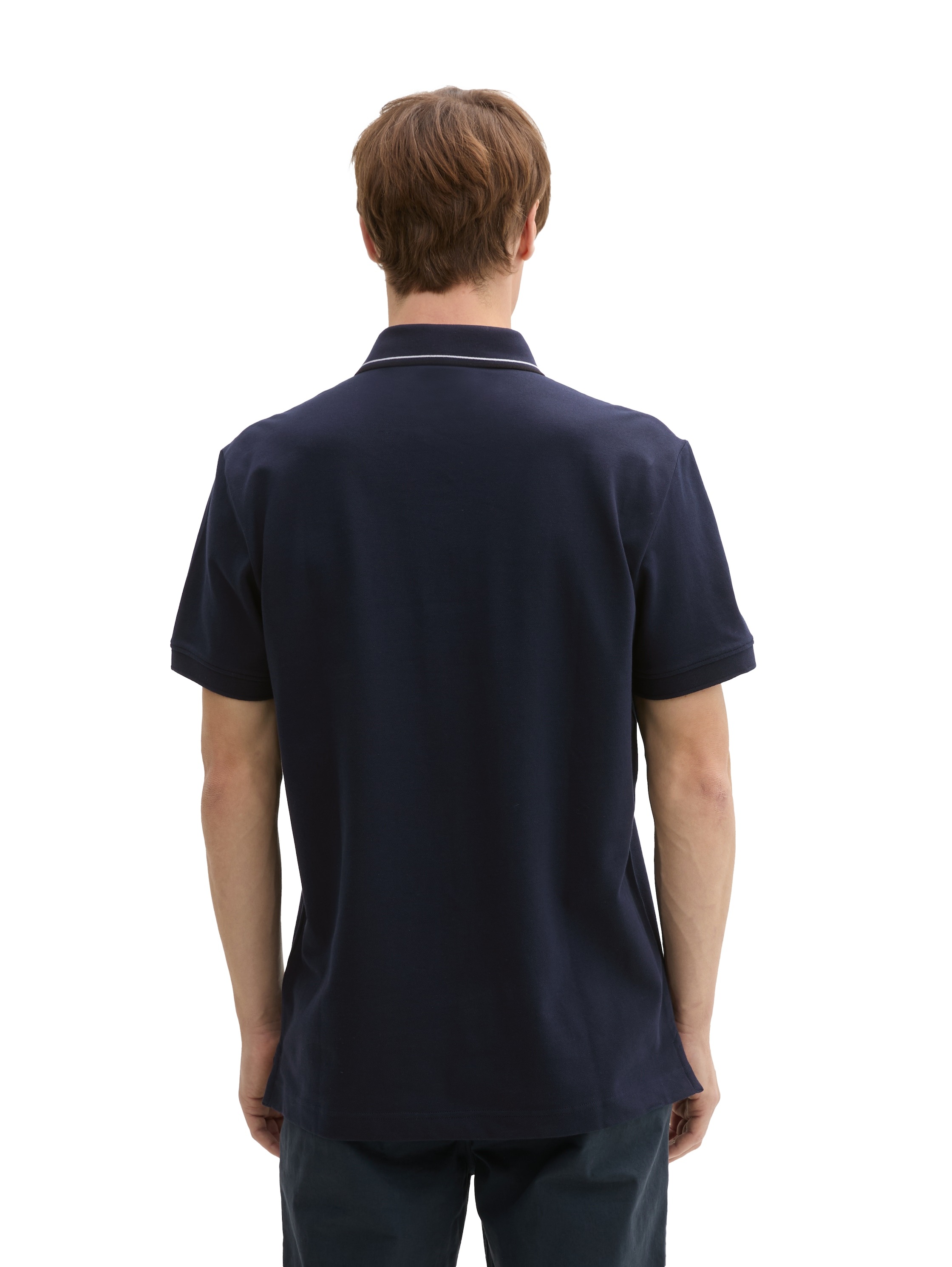 TOM TAILOR Poloshirt, mit Logo Print