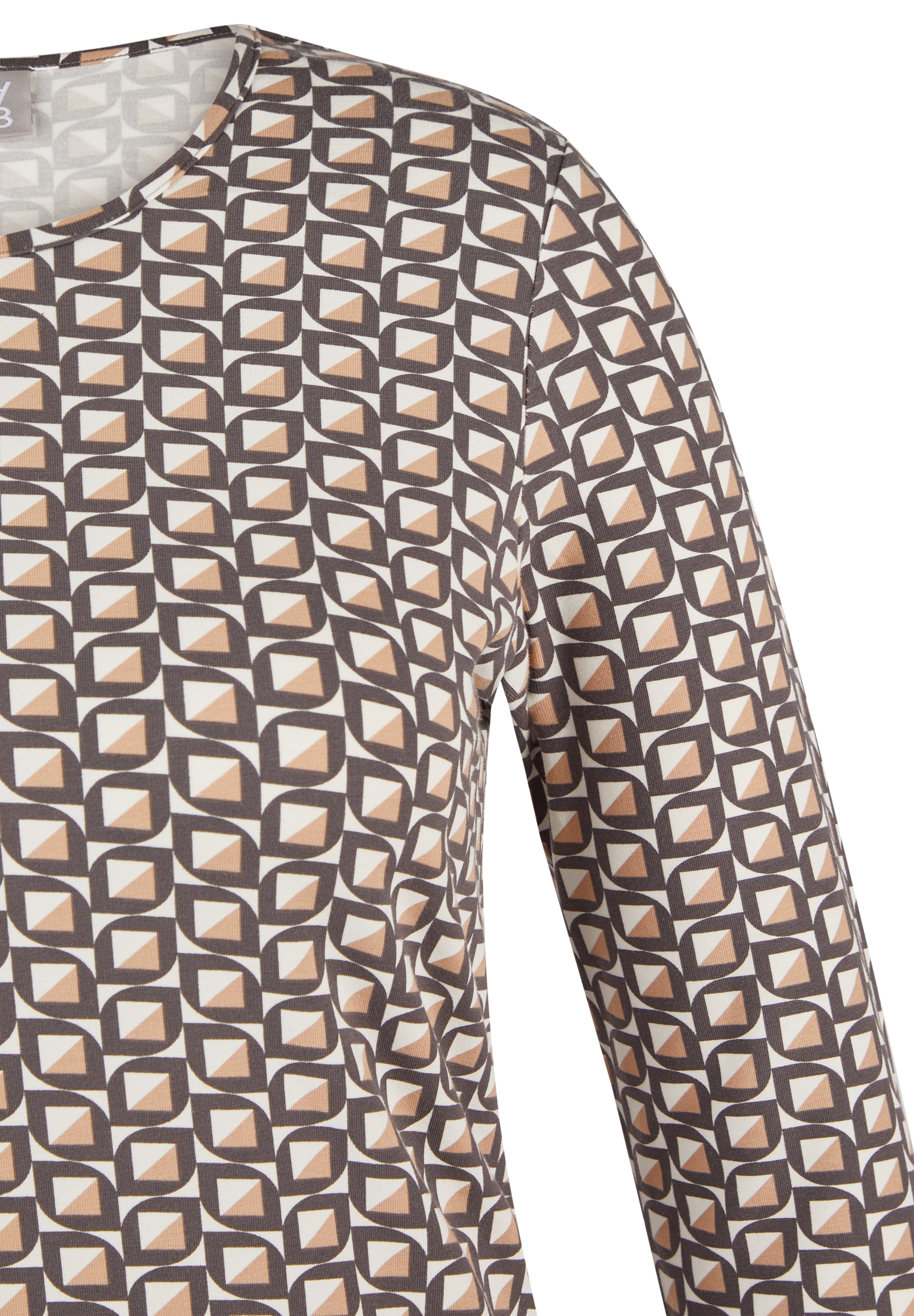 Rabe 3/4-Arm-Shirt mit Minimal Print