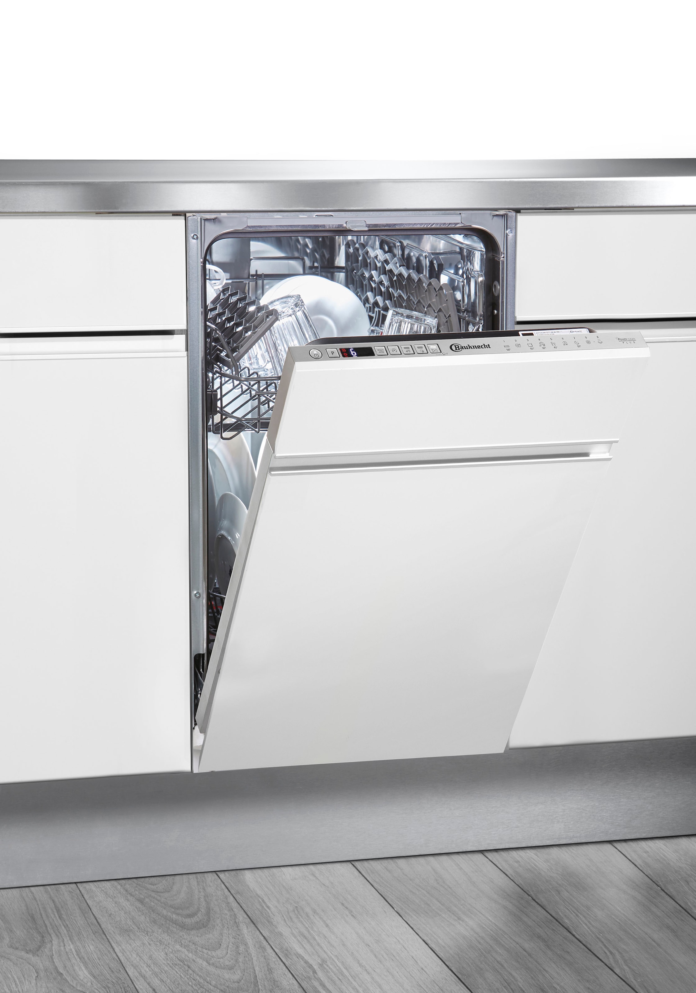 BAUKNECHT vollintegrierbarer Geschirrspüler »BSIO 3T223 PE X (2)«, 10 Maßgedecke