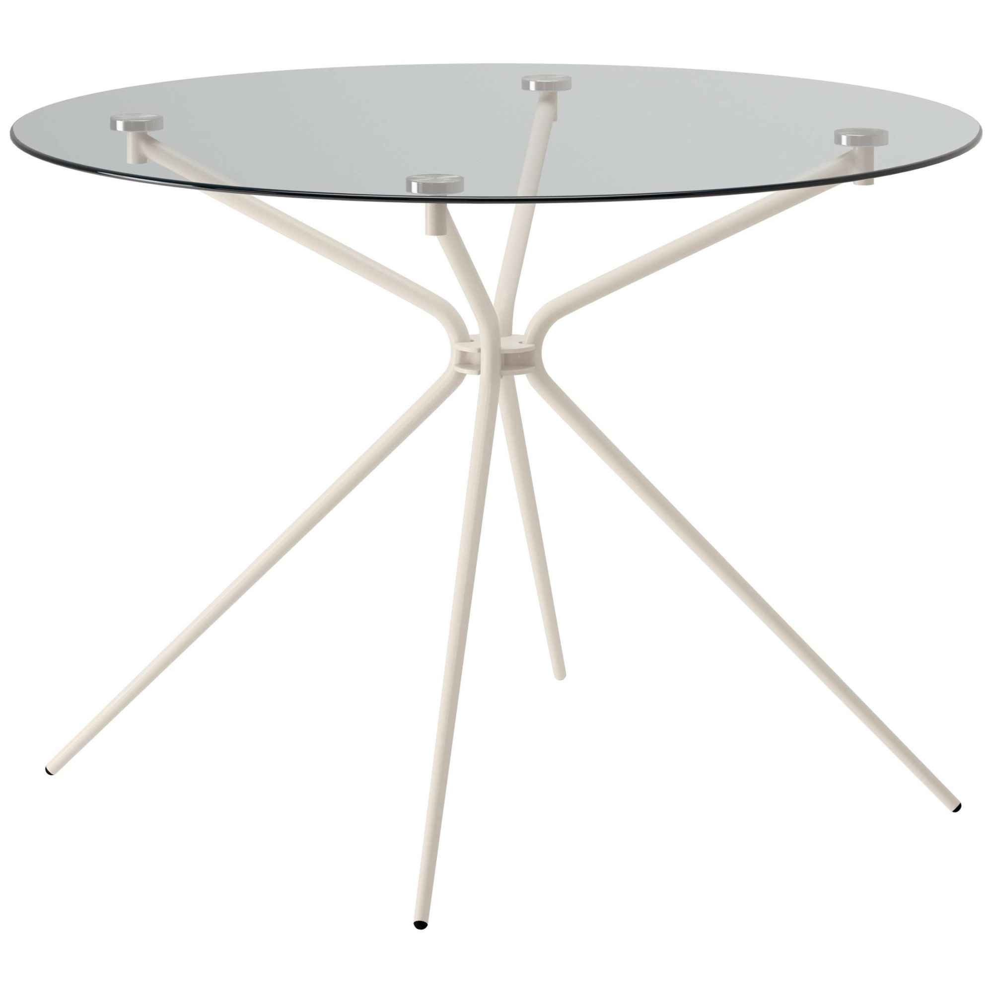 OTTO home Esstisch »Silvi, TOPSELLER!« Esstisch, Glastisch, Küchentisch, OTTOs Choice,  rund, Ø110 cm, Metallgestell