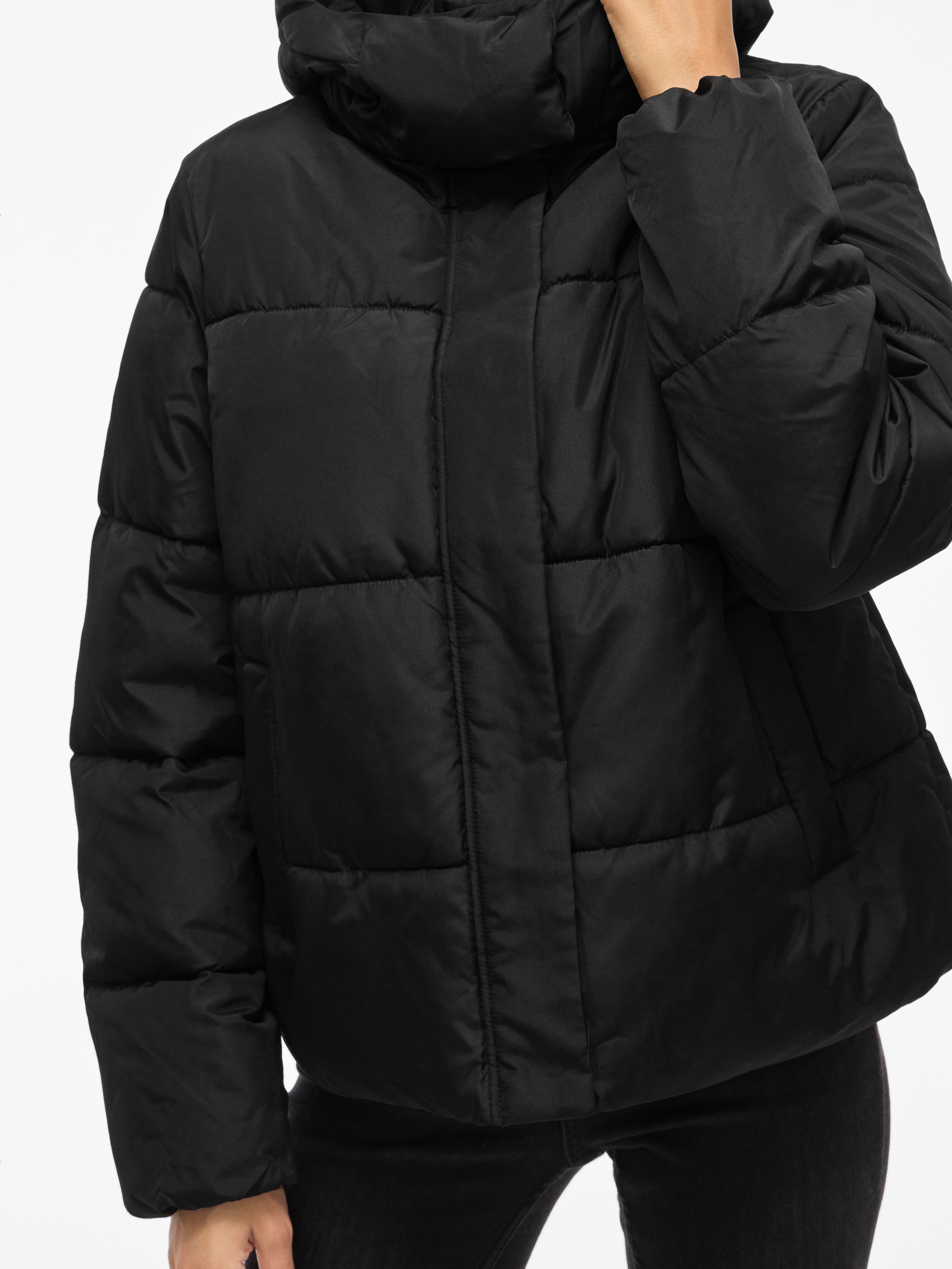 Vila Steppjacke »VIMILJA PADDED PUFFER - NOOS« mit Kapuze