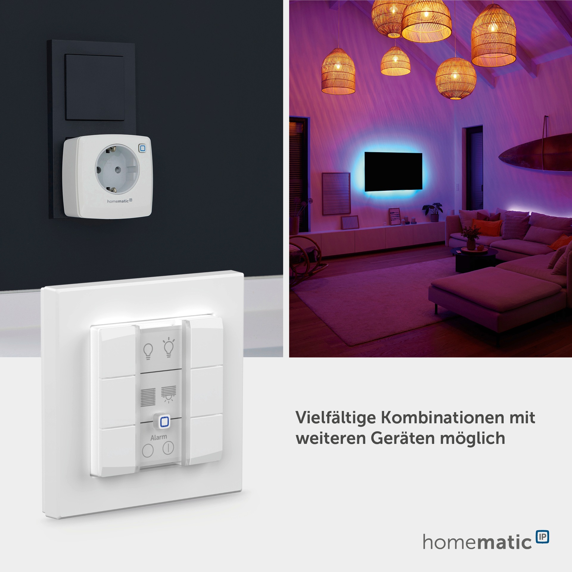 Homematic IP Wandtaster »Wandtaster - 6-fach, 230 V«