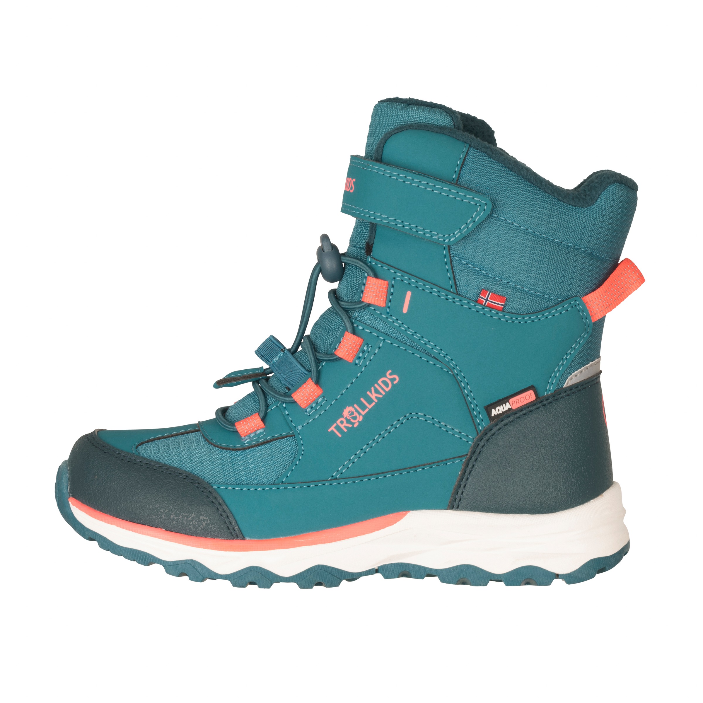 TROLLKIDS Winterstiefel »KIDS HAFJELL WINTER BOOTS XT«, wasserdicht, Klettverschluss, reflektierende Details