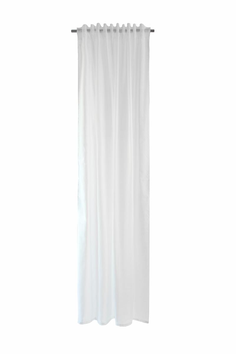 HOMING Gardine »Lisa«, (1 St.), uni, Wohnzimmer, Schlafzimmer, transparent