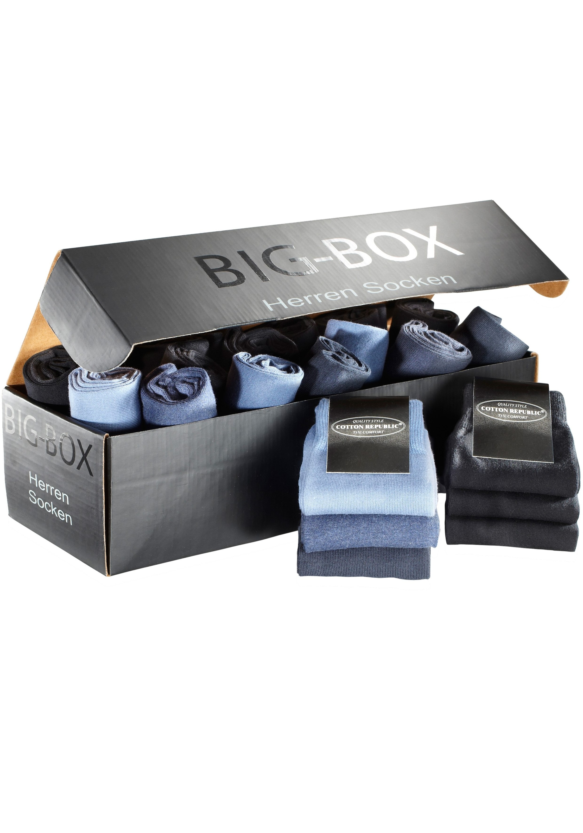 H.I.S Businesssocken, (Box, 20 Paar), in der Big-Box