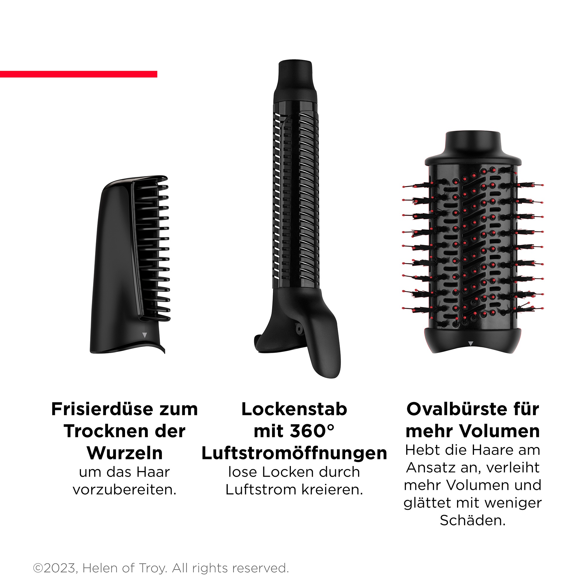 Revlon Multihaarstyler »One-Step Haartrockner & Multi-Styler Haartrockner, – bei OTTO Aufsätze}, 3 RVDR5333«, 3-in-1-Tool, Lockenstab, jetzt online Abnehmbarer Kopf, Styler