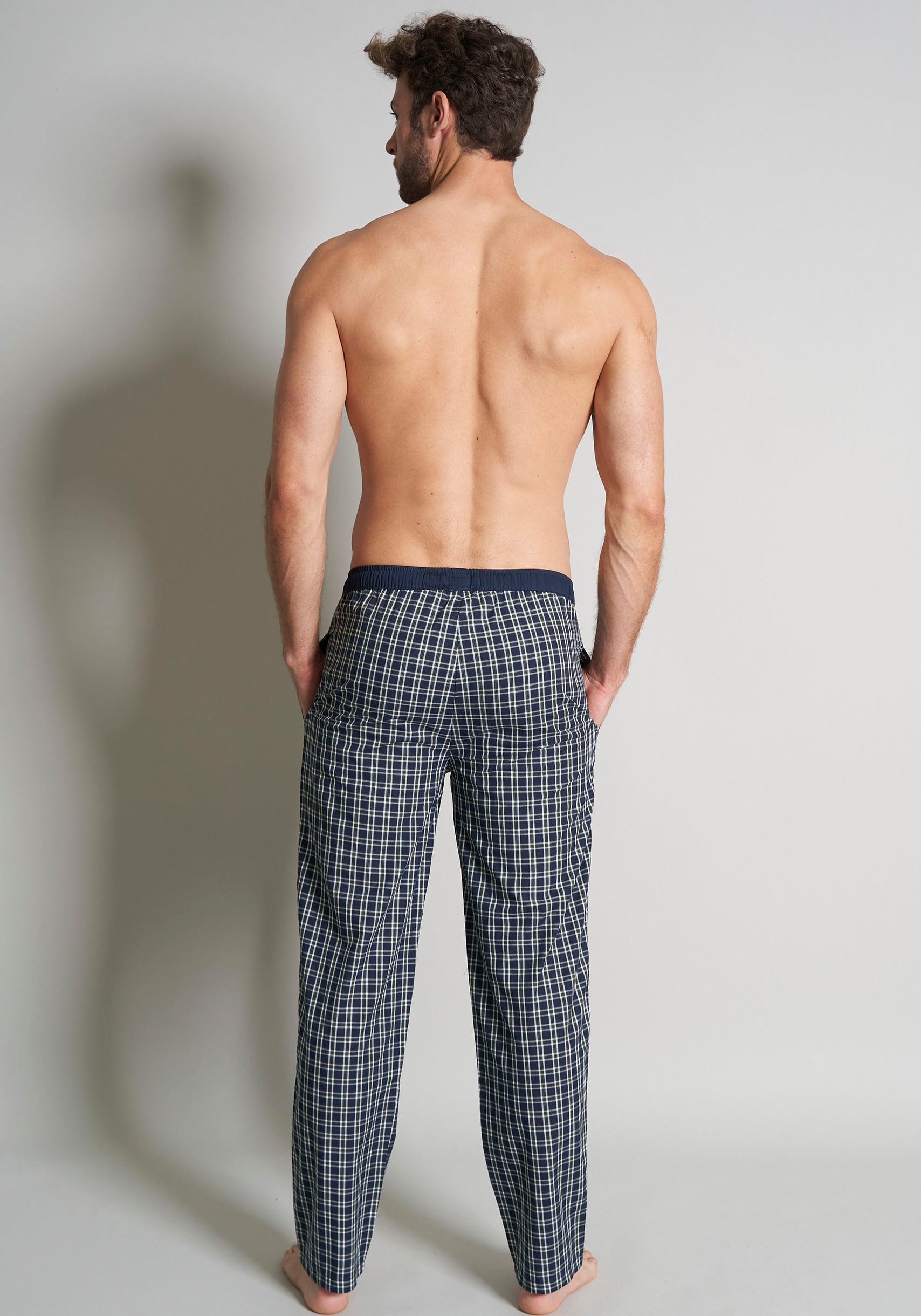 TOM TAILOR Pyjamahose »Dakota«, mit klassichem Karo-Design