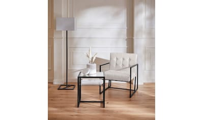 Guido Maria Kretschmer Home&Living Sessel »Silwai«, mit schönem Metallgestell und... kaufen