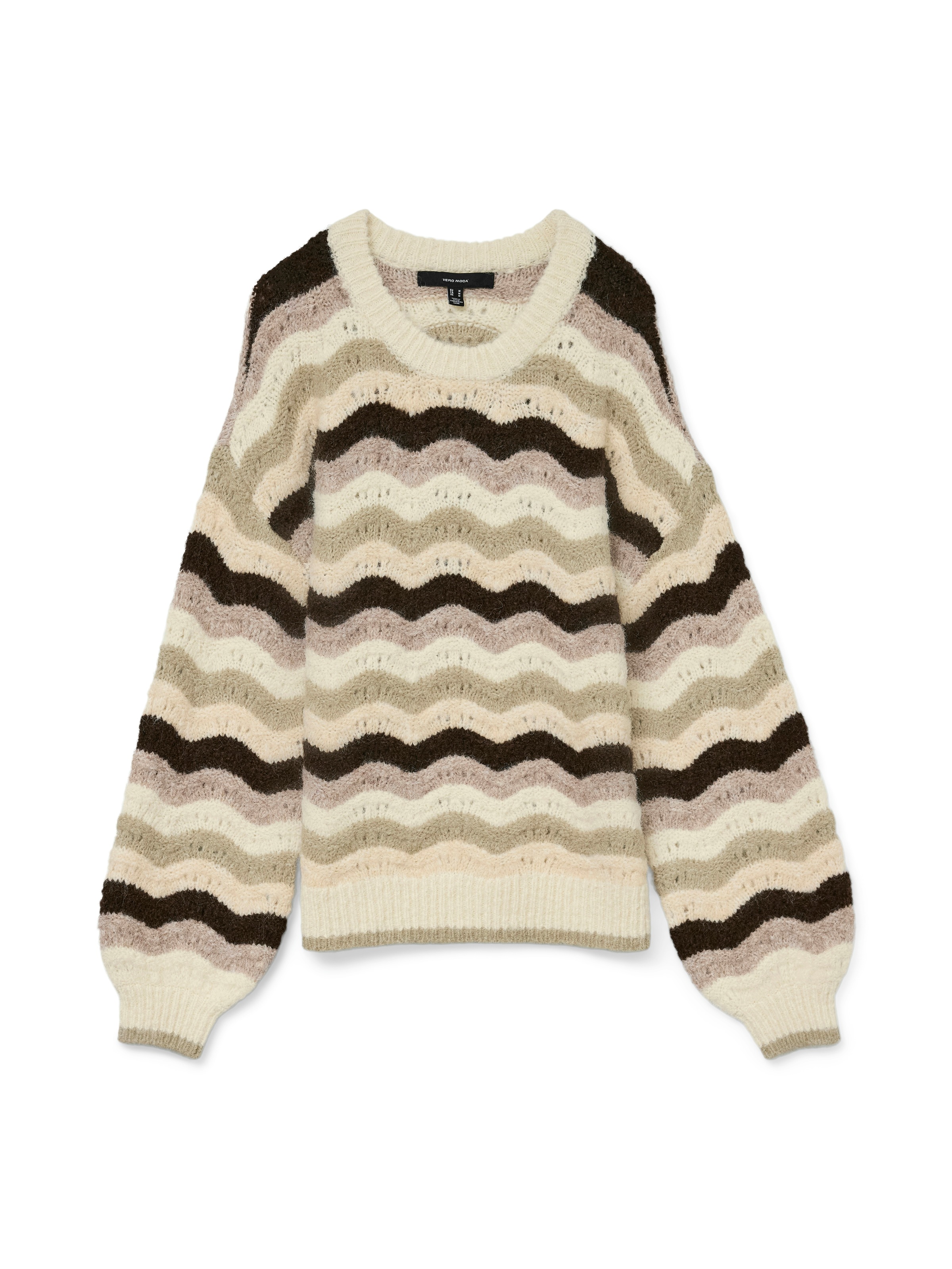 Vero Moda Strickpullover »VMDOJA LS O-NECK PULLOVER BOO«