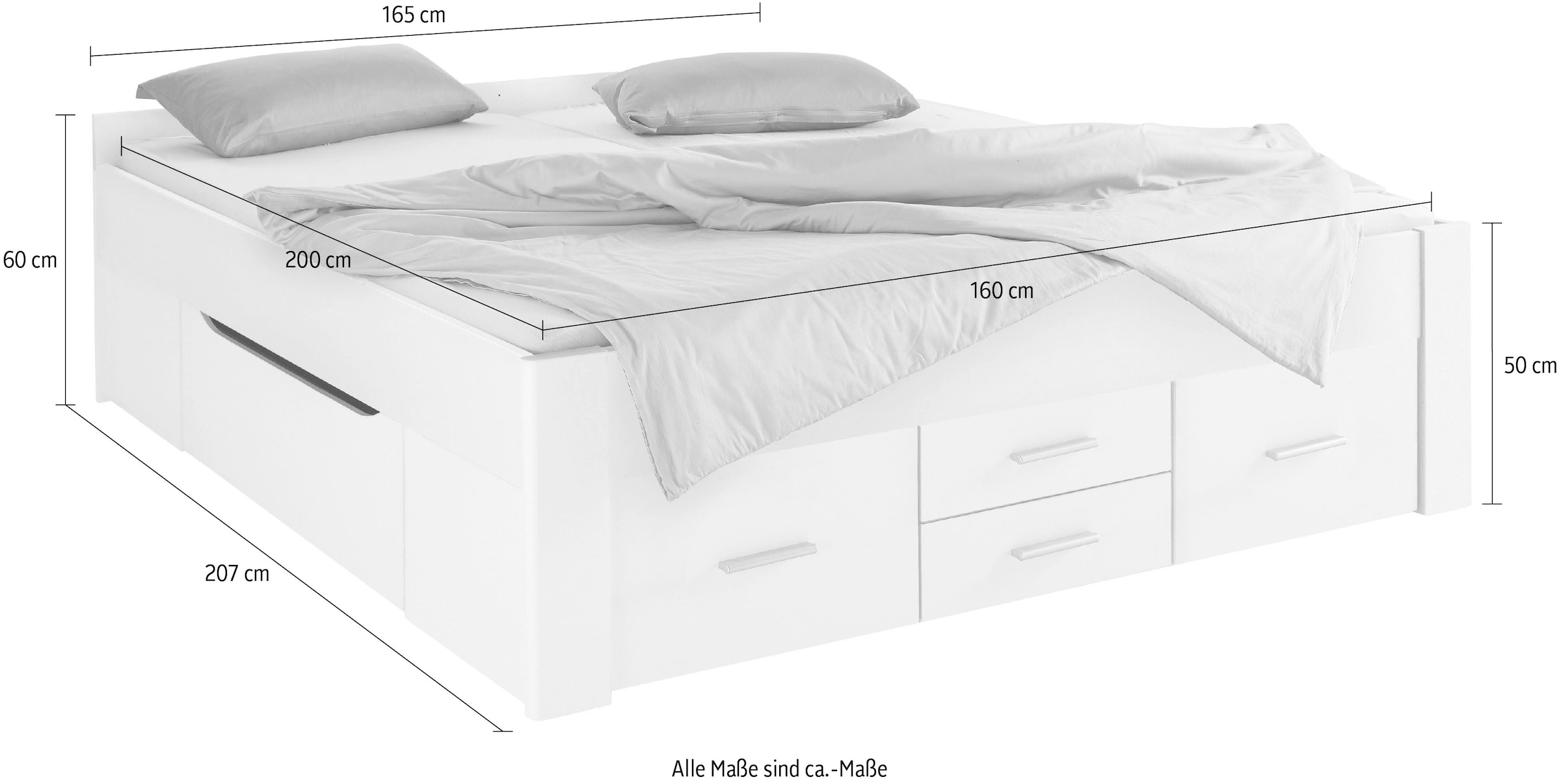 rauch Bett »Scala«, mit Schubkästen in 3 Varianten