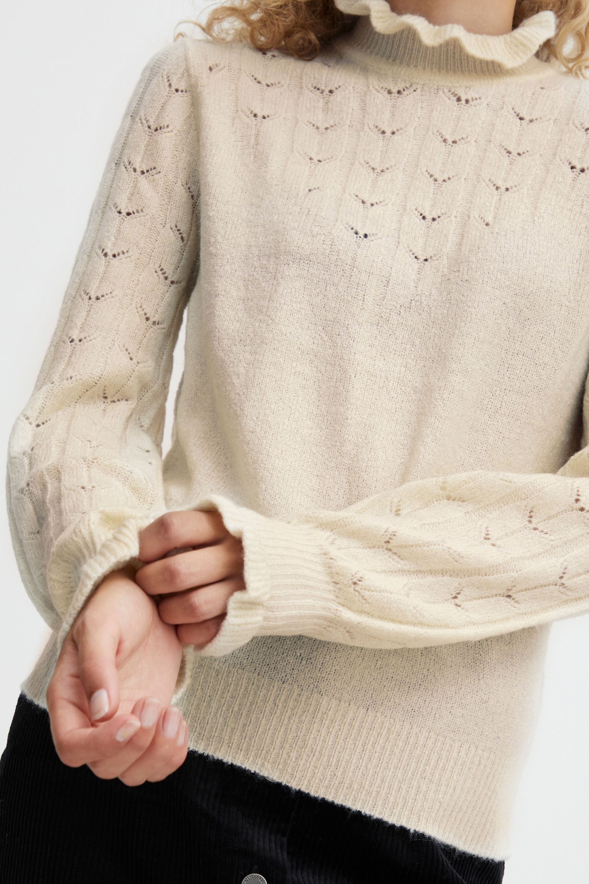 b.young Strickfleece-Pullover »Strickpullover BYOhella«