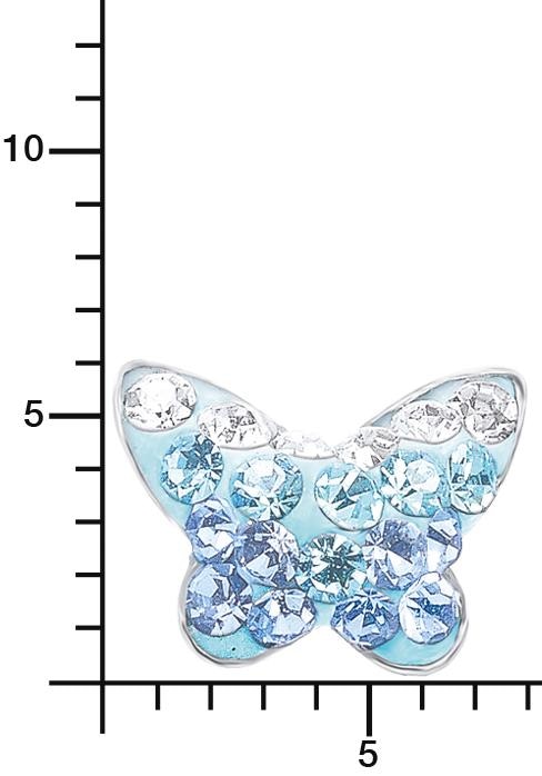 Amor Paar Ohrstecker »Schmetterling, 9540761«, mit Preciosa Crystal