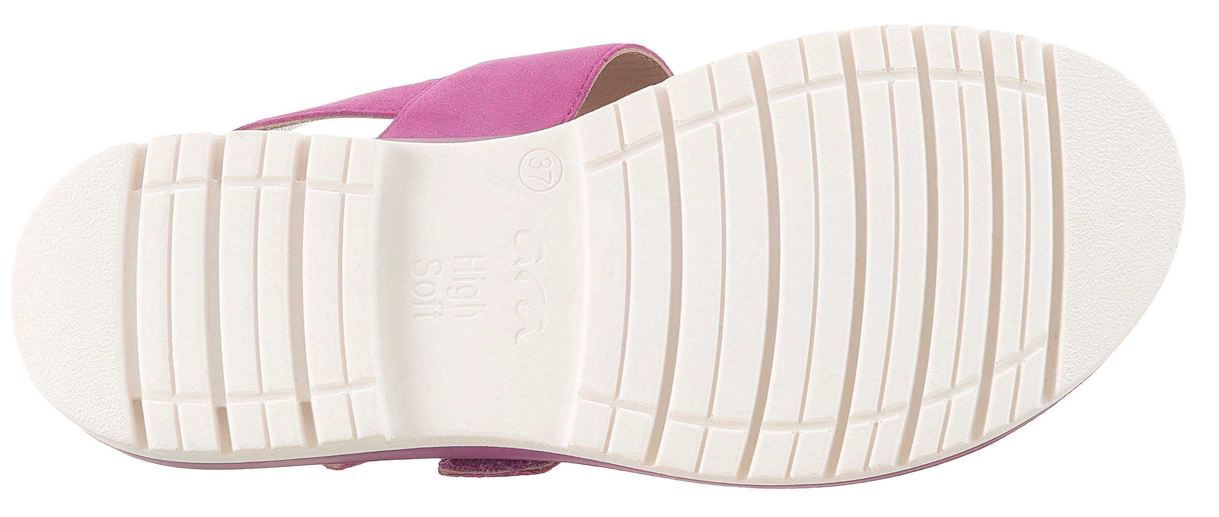 Ara Plateausandaletten »MALAGA«, Plateausandale, Klettschuh in Bequemweite G (= weit)