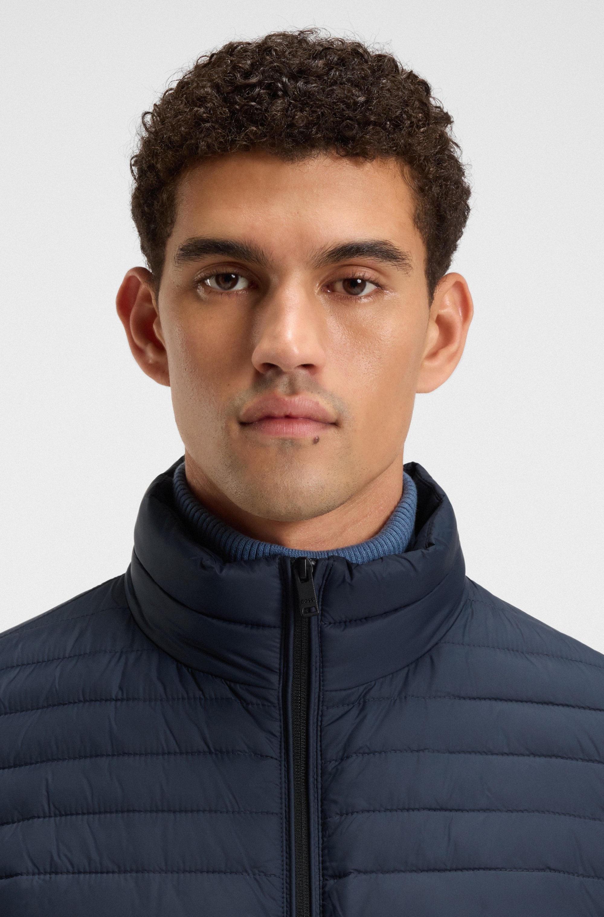 BOSS ORANGE Steppjacke »Oden«, ohne Kapuze, mit Stehkragen, slim fit, federleicht wasserabweisend