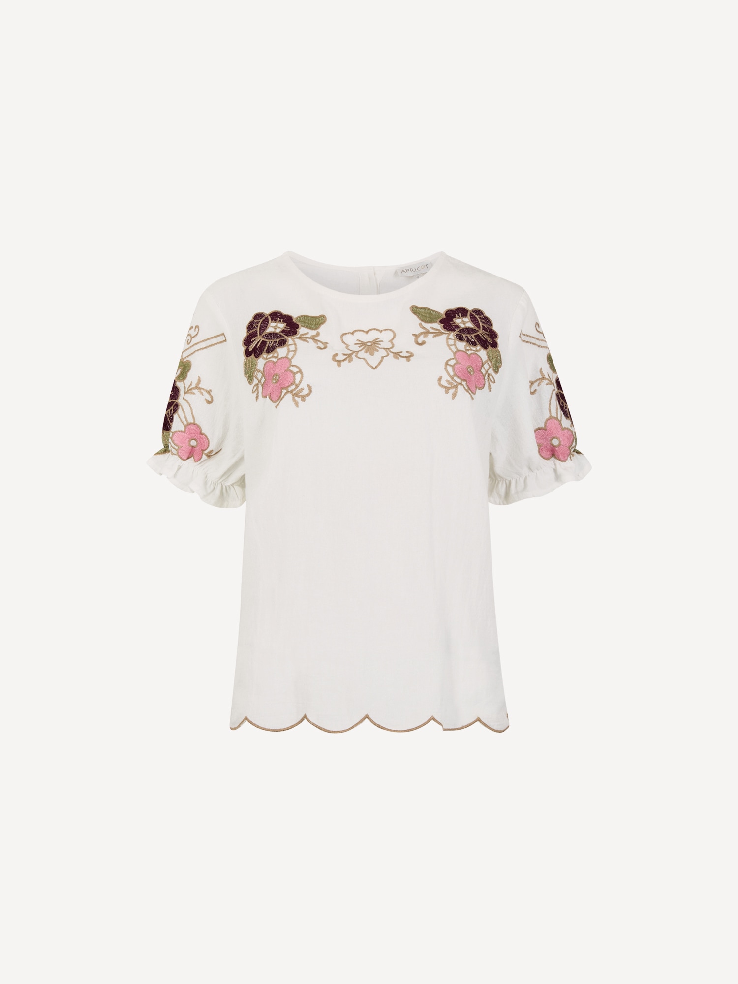 Apricot Spitzentop »Top« mit Rüschenärmeln