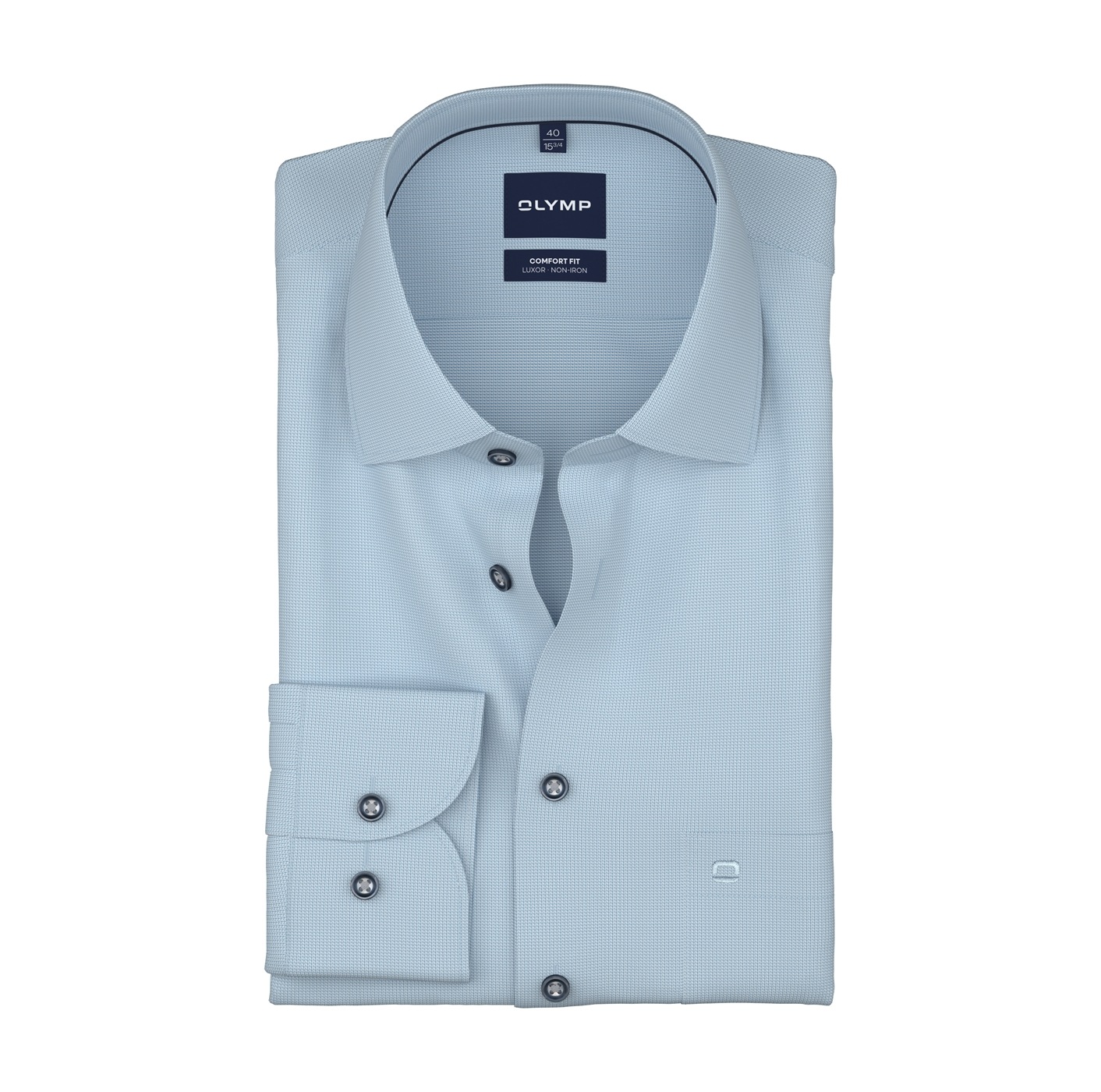 OLYMP Langarmhemd »Luxor« Businesshemd, New-Kentkragen, Comfort Fit
