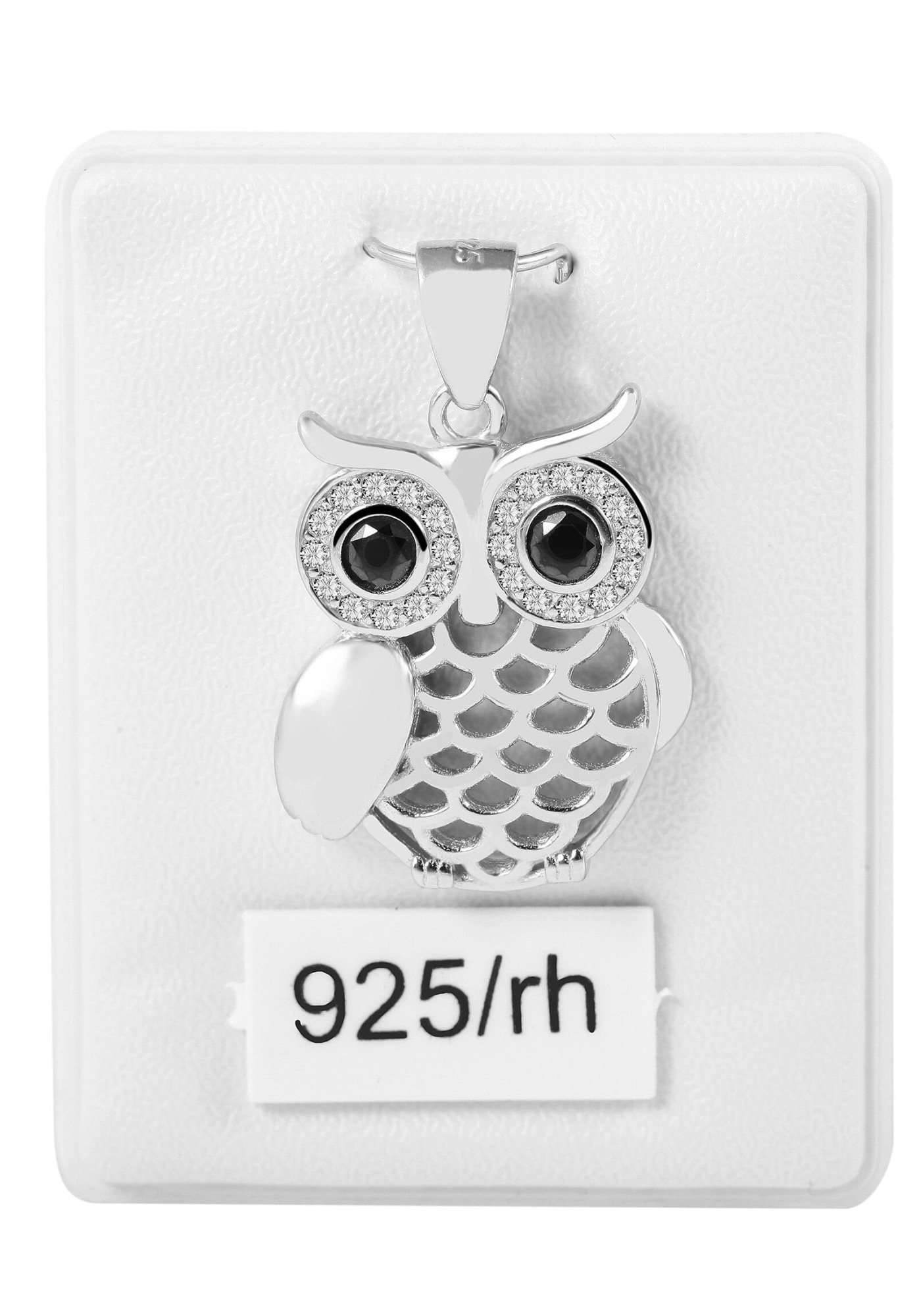 AKZENT Kettenanhänger »"Beba" aus 925 Sterlingsilber, rhodiniert, langlebig«