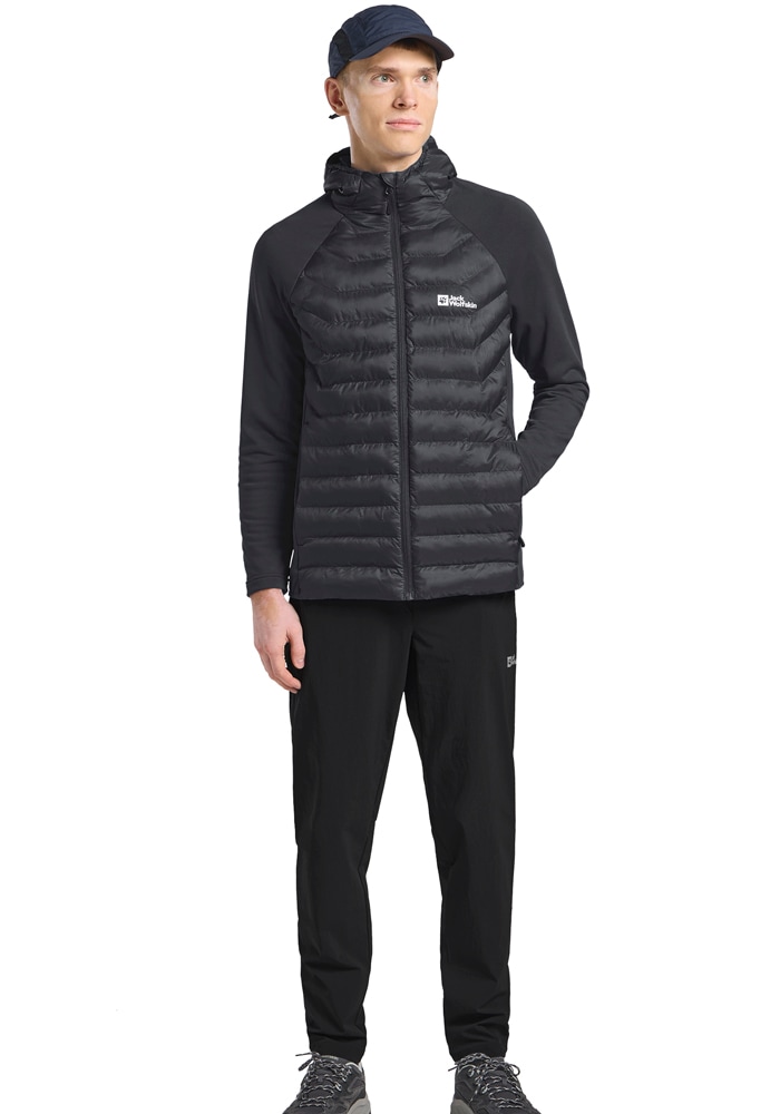 Jack Wolfskin Hybridjacke »ROUTEBURN PRO HYBRID M«, mit Kapuze