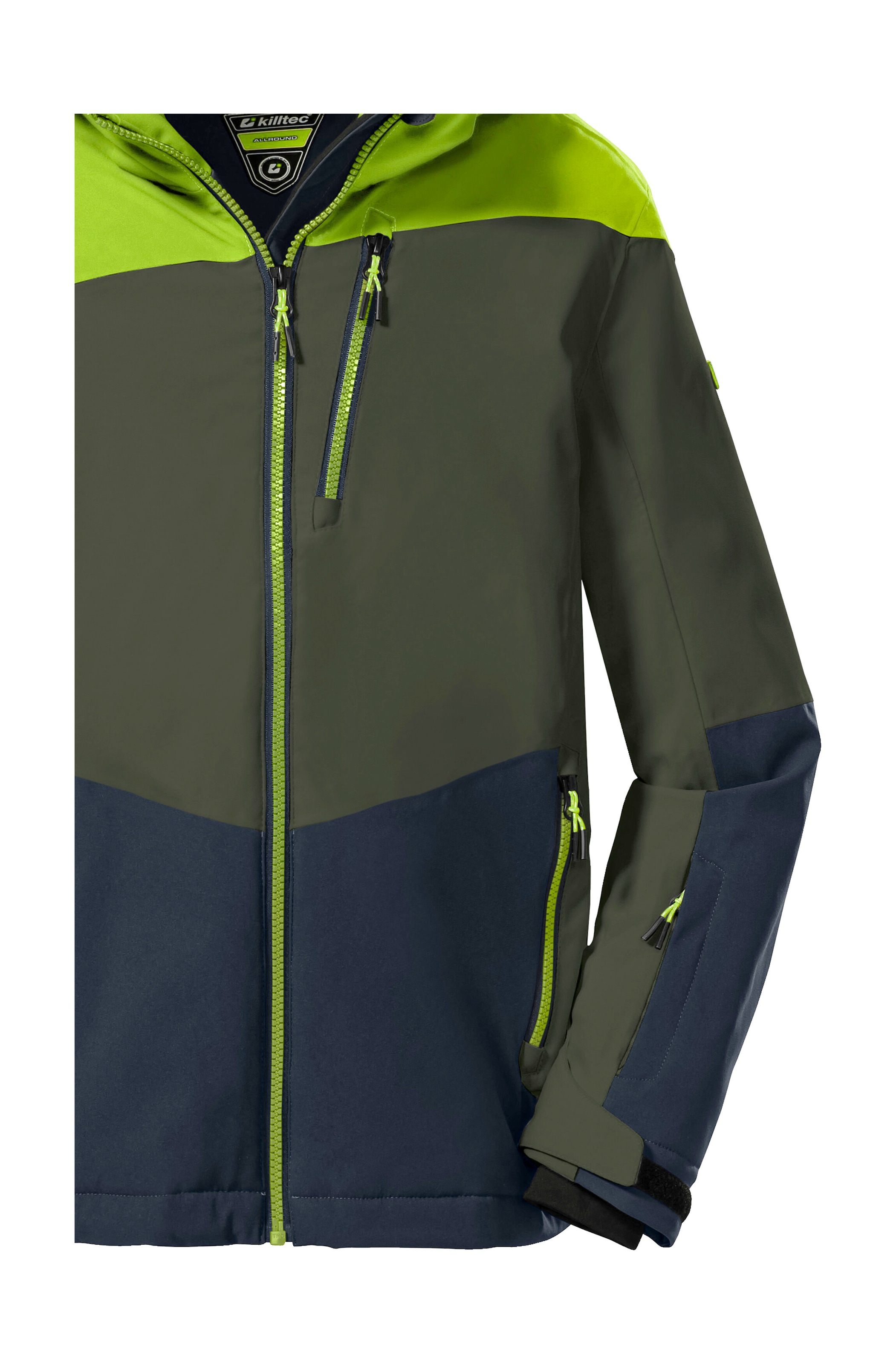 Killtec Skijacke »KSW 161 BYS SKI JCKT« Wasserdichte, atmungsaktive Skijacke mit abnehmbarer Kapuze